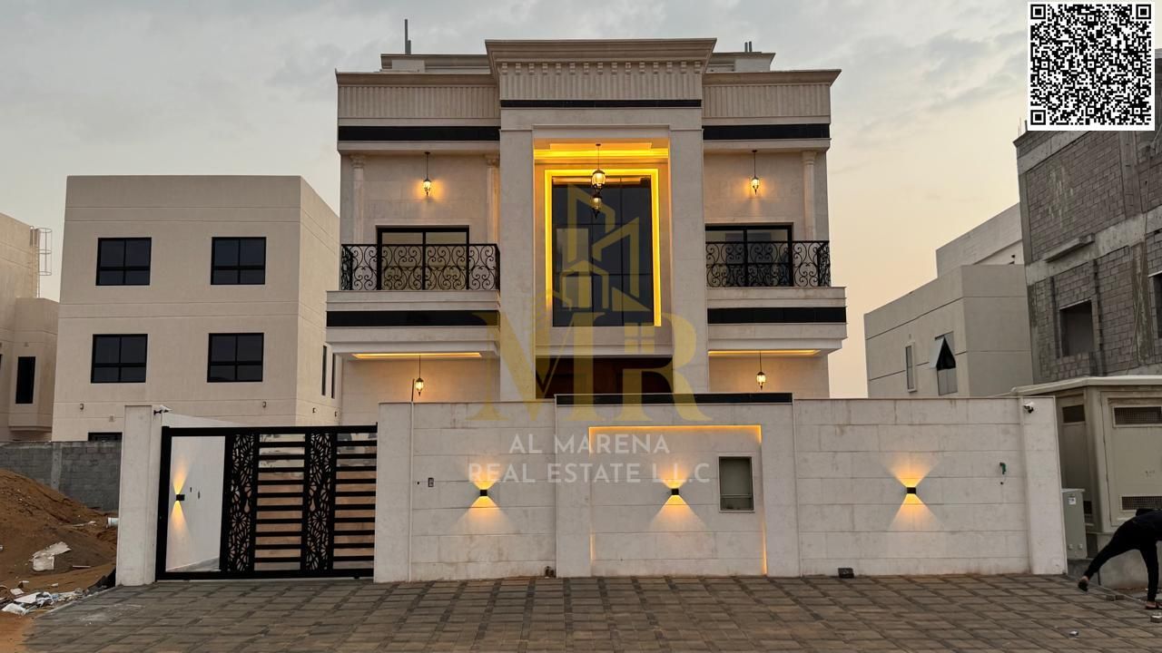 Luxury villa for sale in Al-Haliyo 2 | Two floors and a roof | 6 master bedrooms | Includes fees and services