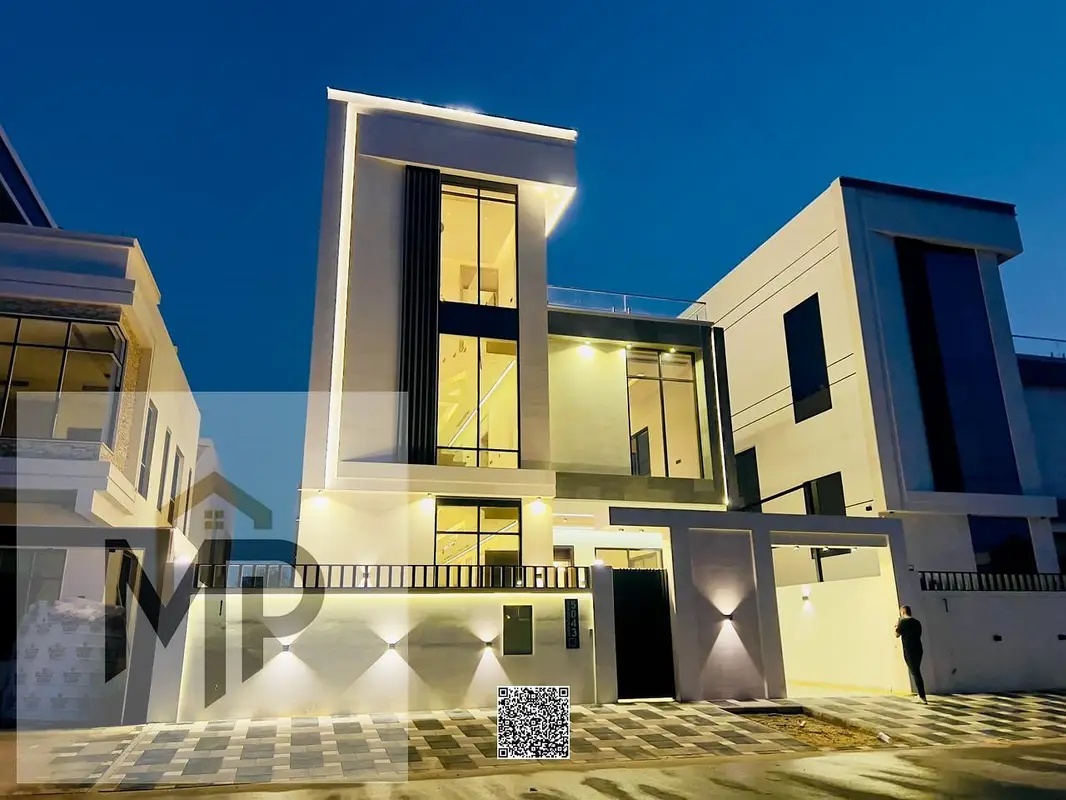 Luxury villa for sale in Al Yasmin - Ajman | Contemporary design and high-end finishes, ready to move in, in a prime location close to all services.