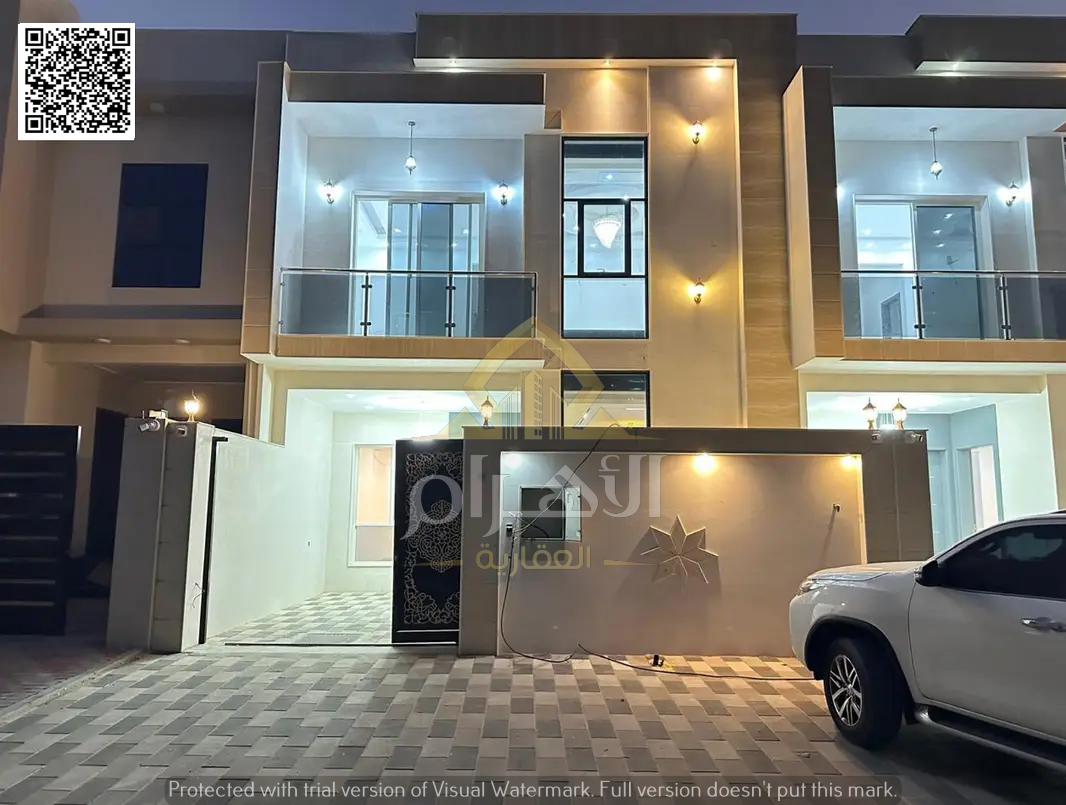 Villa for sale in Ajman at a bargain price. Excellent location. Freehold ownership for life. Open to all nationalities. Bank financing available.