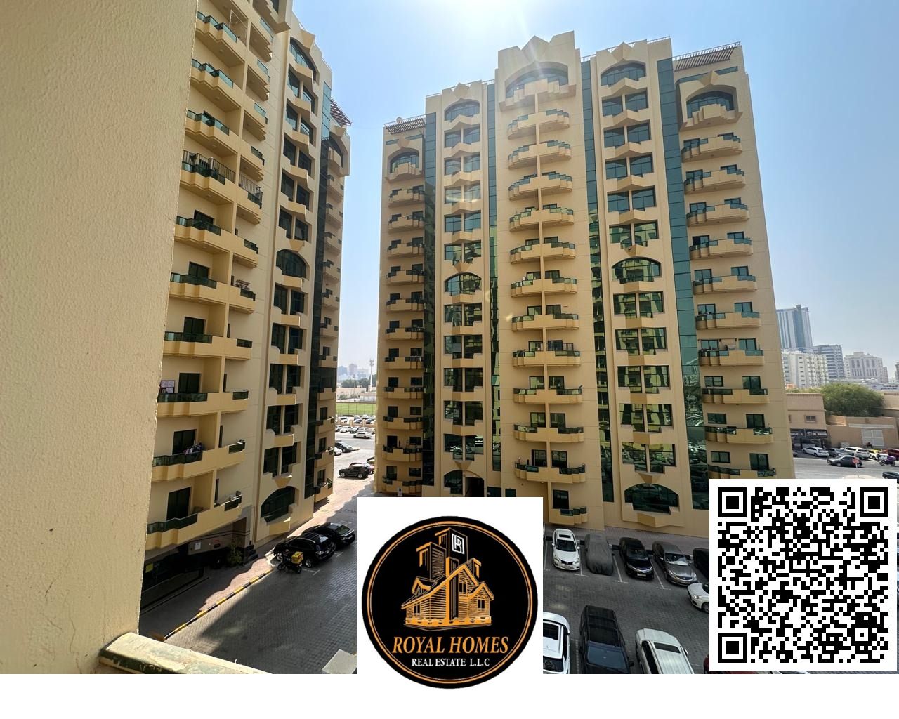 Hot Offer 2Bhk Apartment Availabel Yearly Rent With Balcony Bigger Size Cheaper Price At Prime Location In Rashdiya Towers Ajman