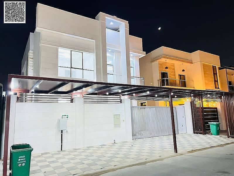 A villa with all electricity, water, and air conditioning fees included, ready to move in, in one of Ajman's most prestigious areas. Freehold ownershi