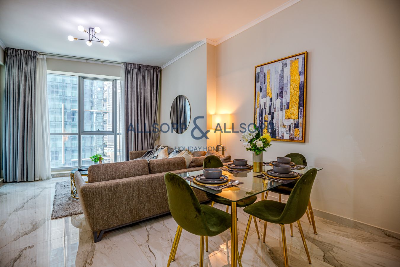 Spacious Living 1 Bedroom at Torch Tower, Marina