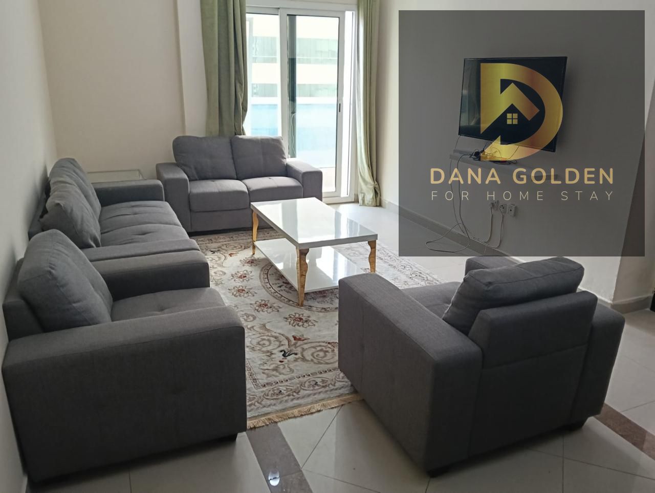 One bedroom and living room / furnished / Al Taawun