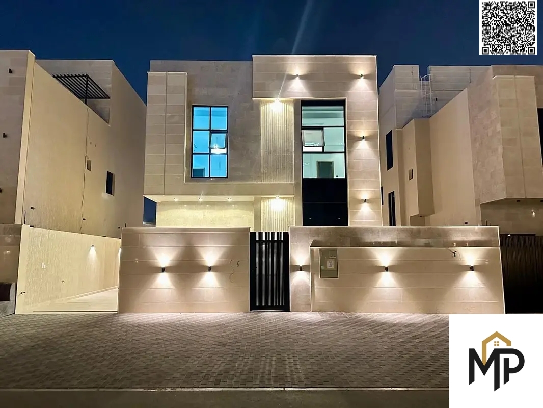 Modern two-story villa with a roof terrace, featuring 6 master bedrooms, including the roof terrace, at a price that includes registration and ownersh