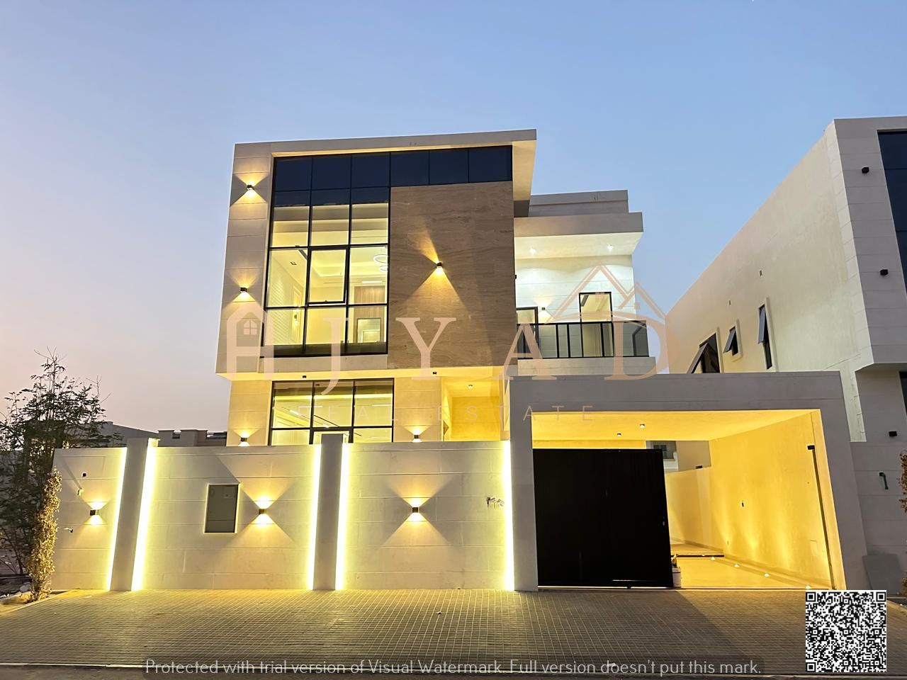 Villa for sale in Al Yasmeen, Ajman, including electricity, water, and air conditioning
