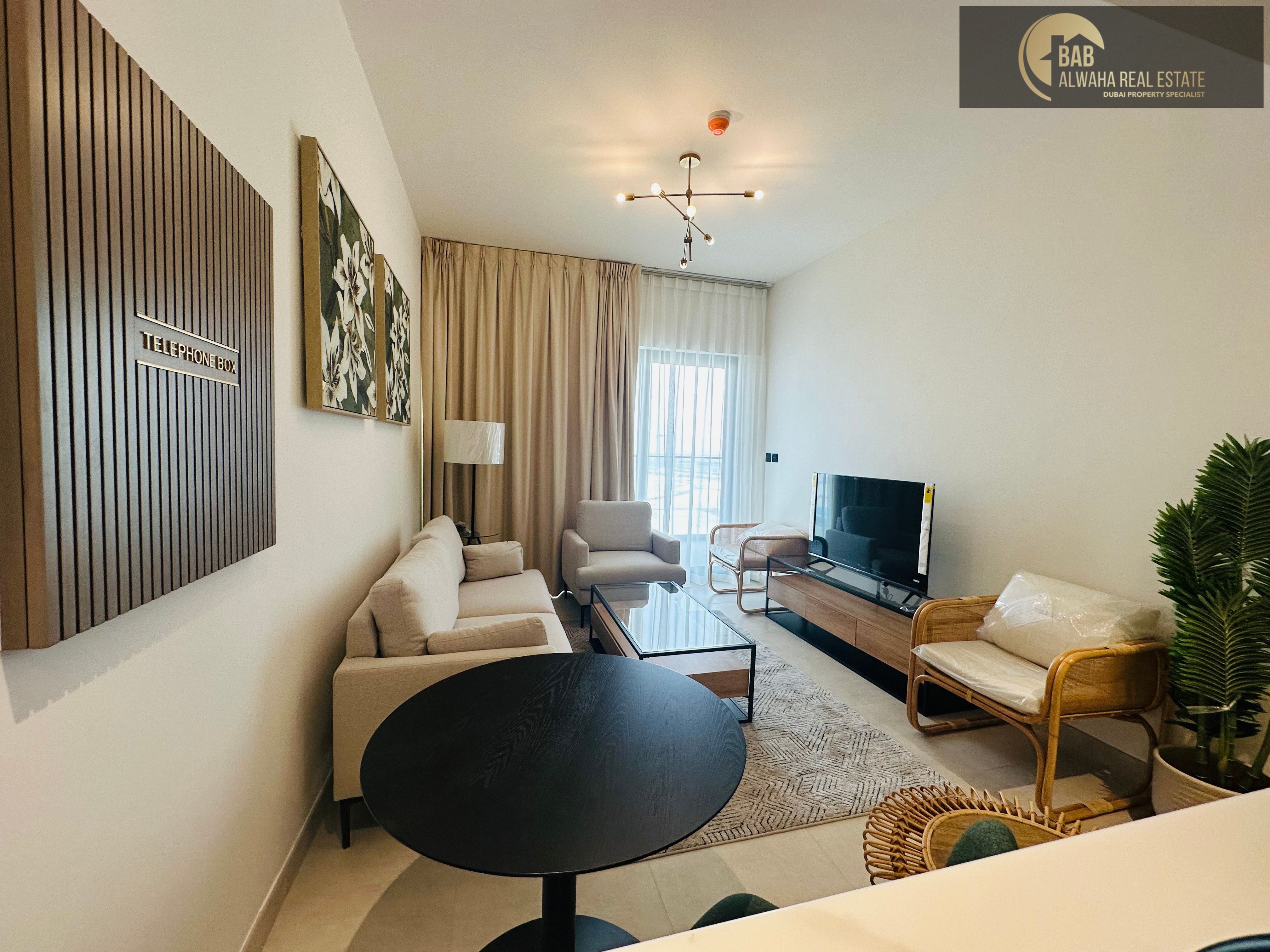 Furnished Dubai Creek View Brand New 1B/R In Binghatti Creek