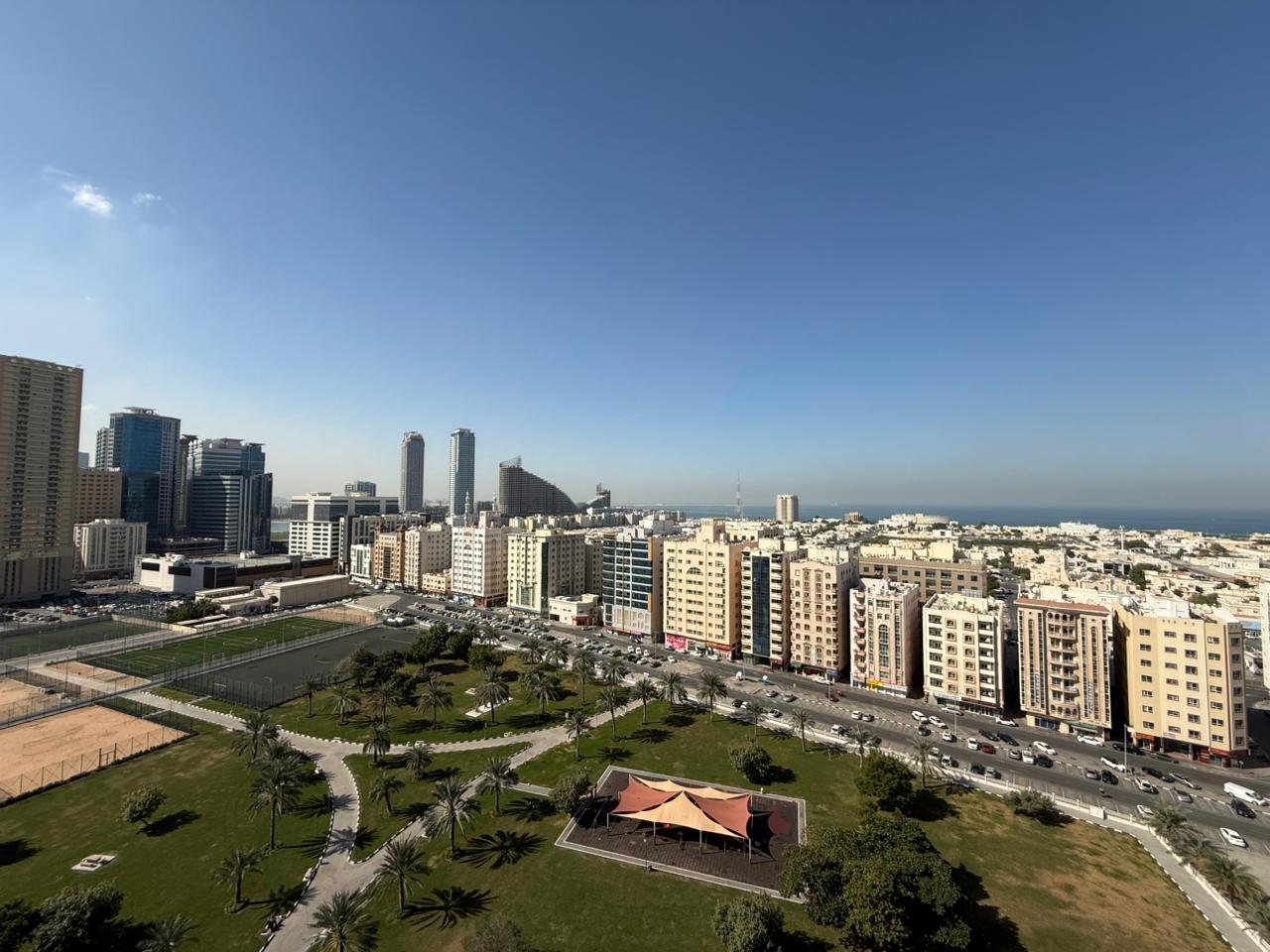 For Sale 3-Bedroom Apartment with Living Room in Sharjah | Al Majaz 3 – Al Sarhi Tower