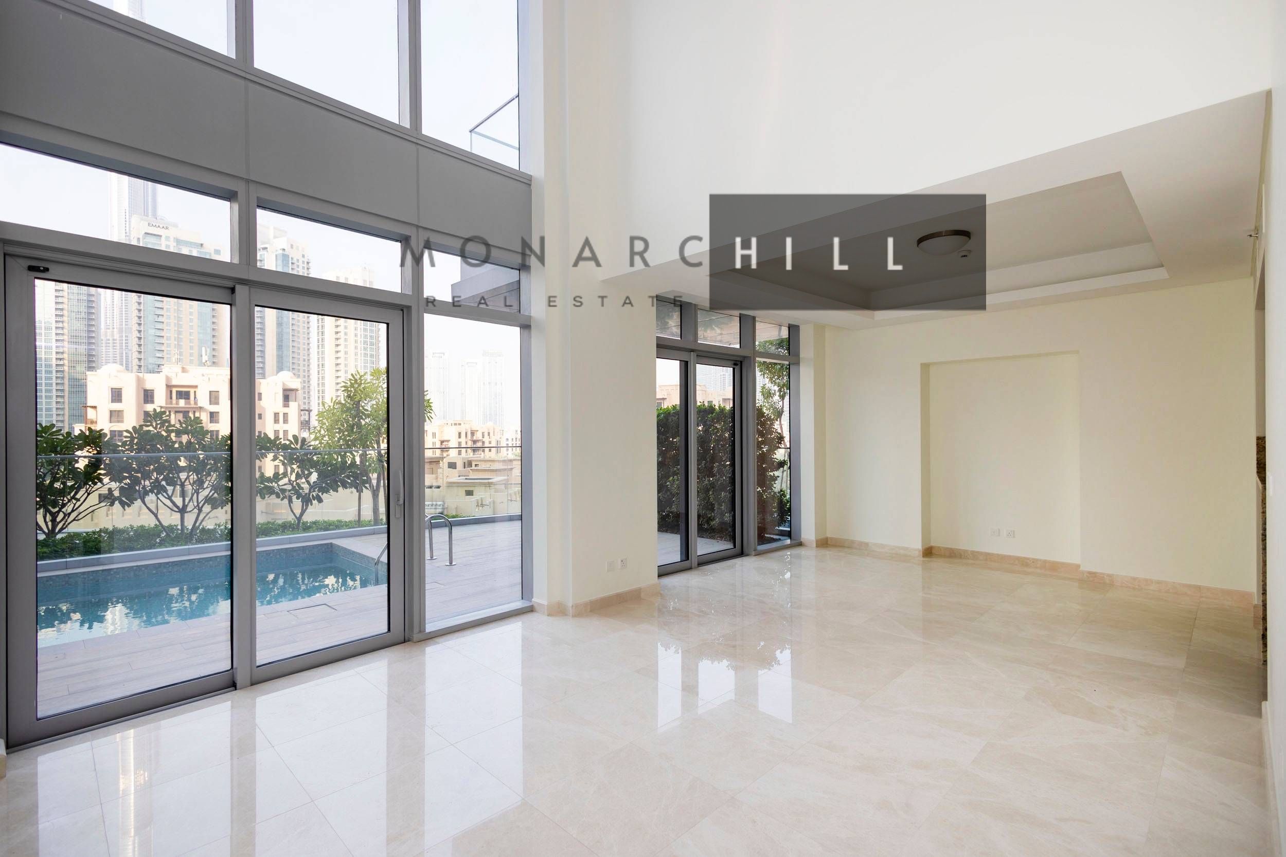 Exclusive Burj View Duplex | Private Pool | 4BR