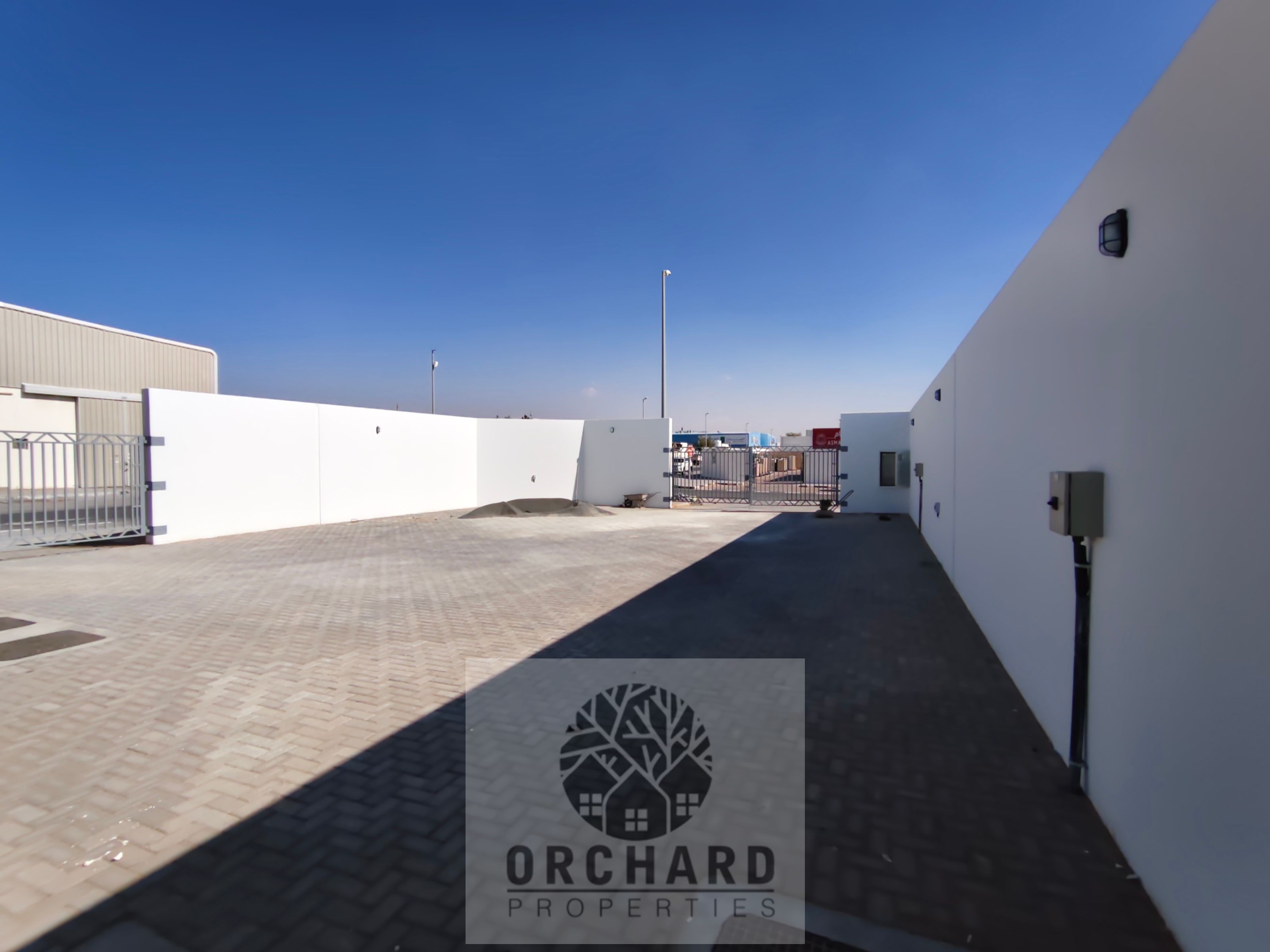 Brand New open yard for rent with interlock and electricity rent 130k