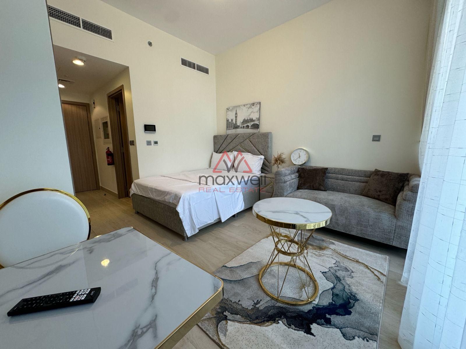 Furnished Studio | Prime Location | 6 & 12 Chqs Aail