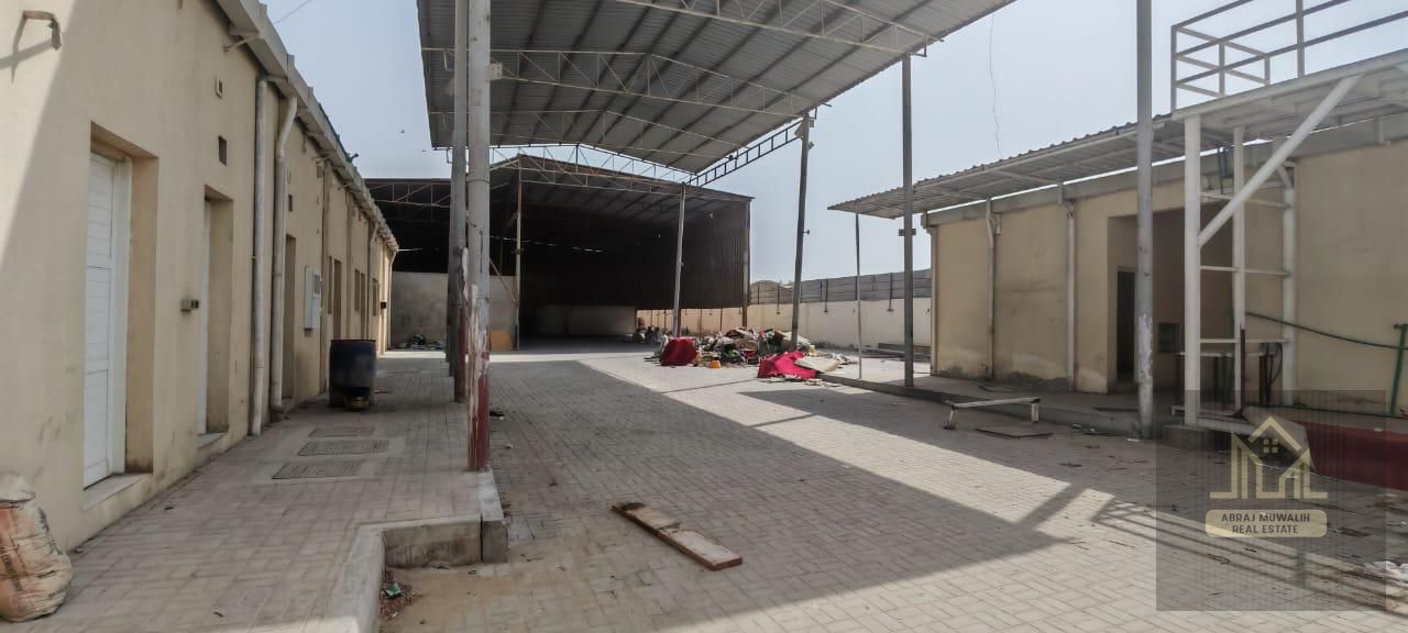 20,000 Sq Ft Open Yard with Shed & Labour Rooms | Al Saja’a Sharjah