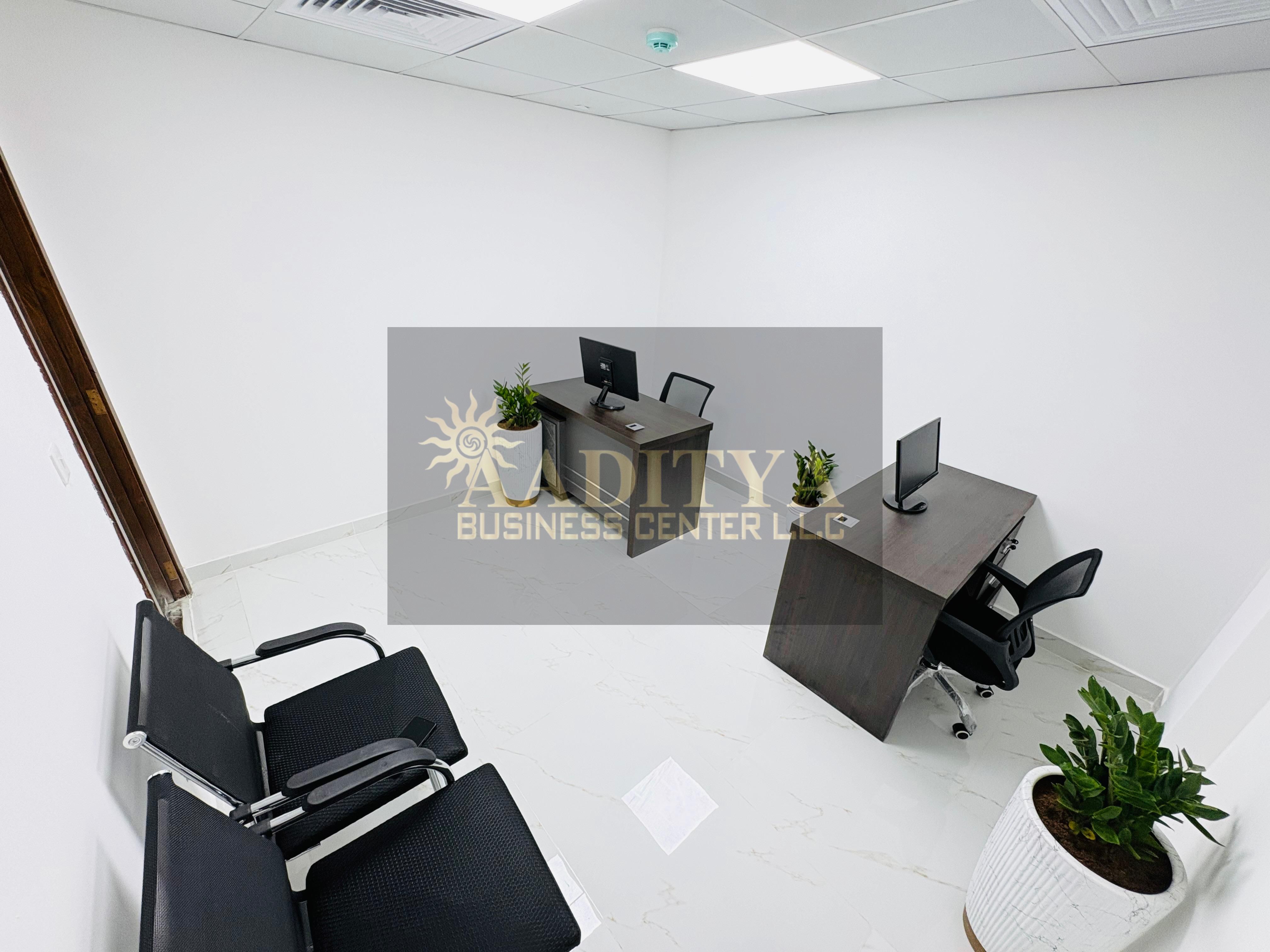 Discover the joy of hassle-free renting |Fully fitted office for Rent|