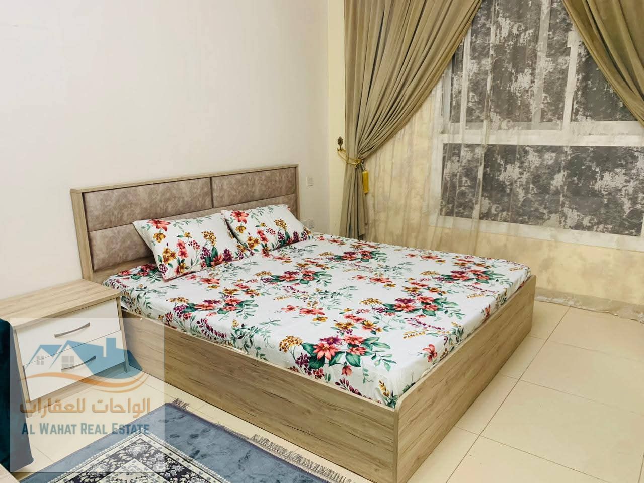 Studio for monthly rent in Al Yasmin Towers – Al Jurf 2. Spacious studio fully furnished with new and stylish furniture. Prime location in Al Yasmin T