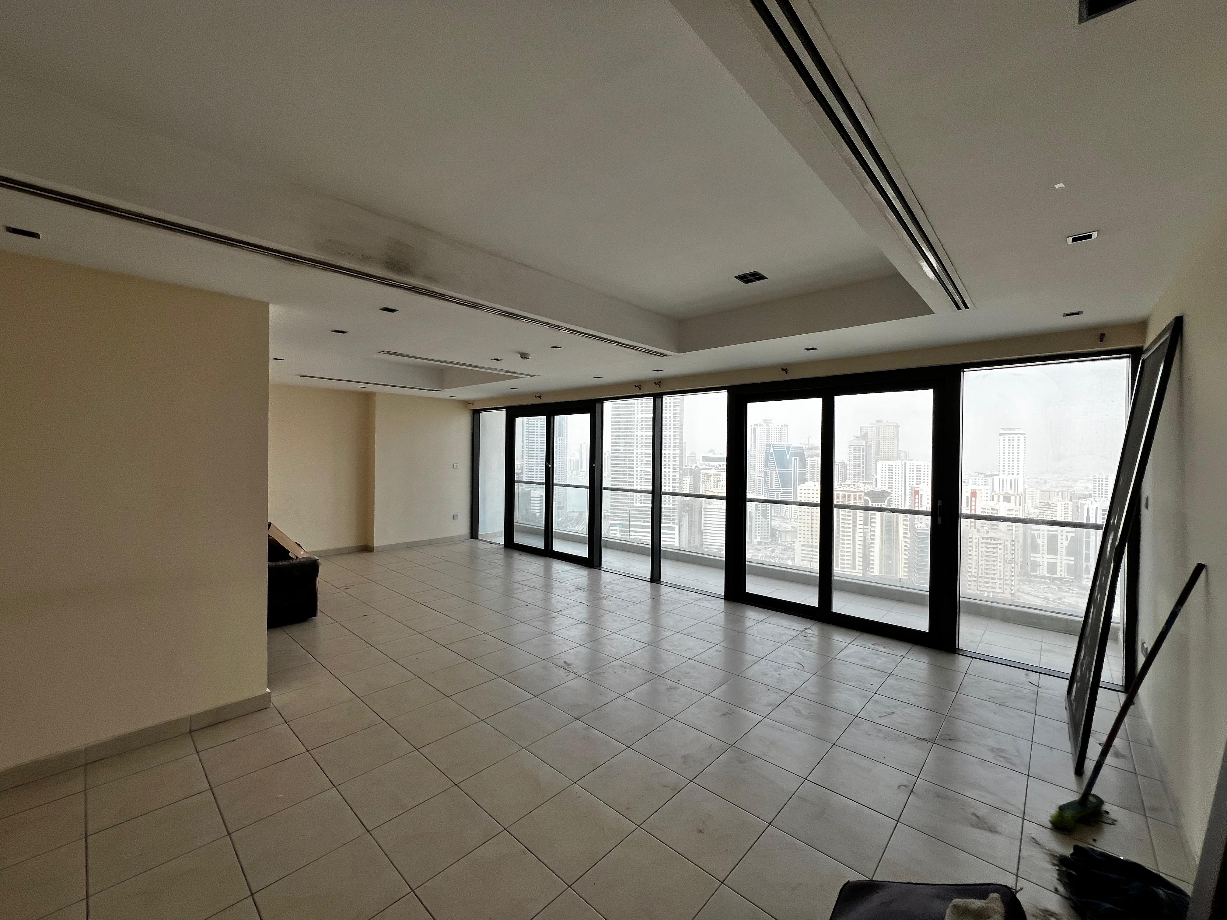 Luxury 3BR apartment in Al Khan | All master rooms | Sea view | Free AC | Parking, gym & pool | Maid’s room | Dubai exit