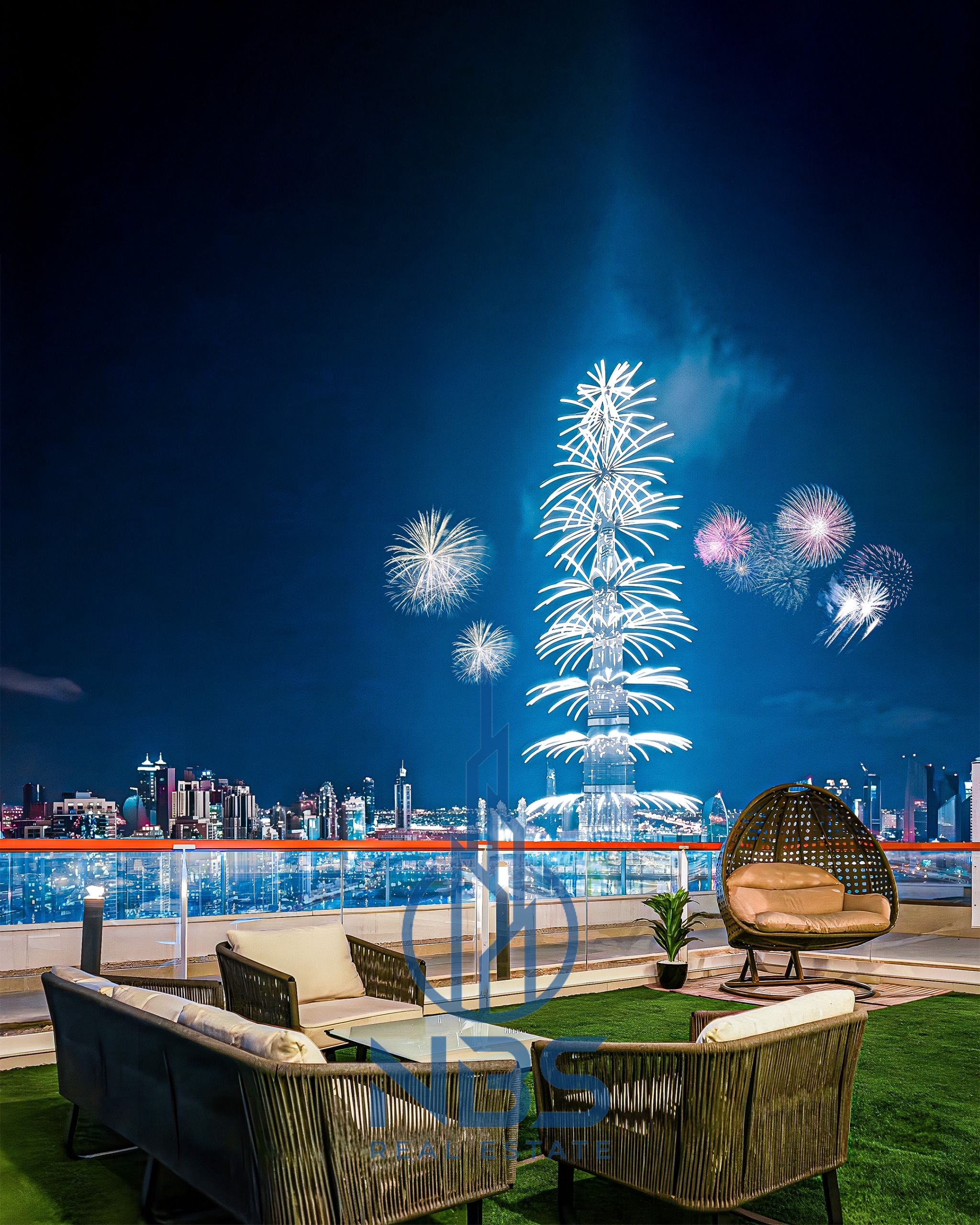 Burj and Canal View | Big Terrace | Upgraded