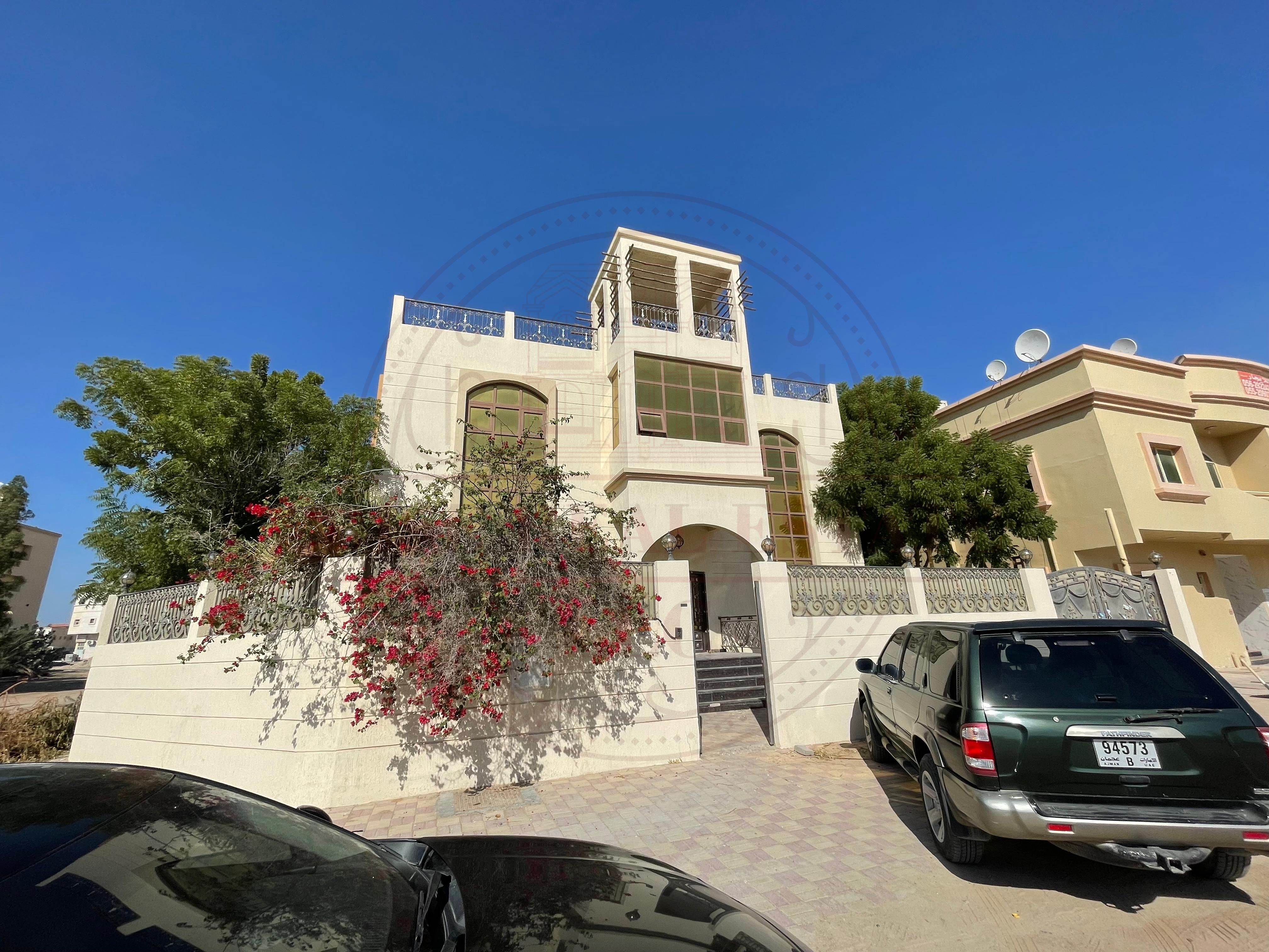 LUXURY CORNER VILLA FOR RENT IN RAWDHA ONE AJMAN
