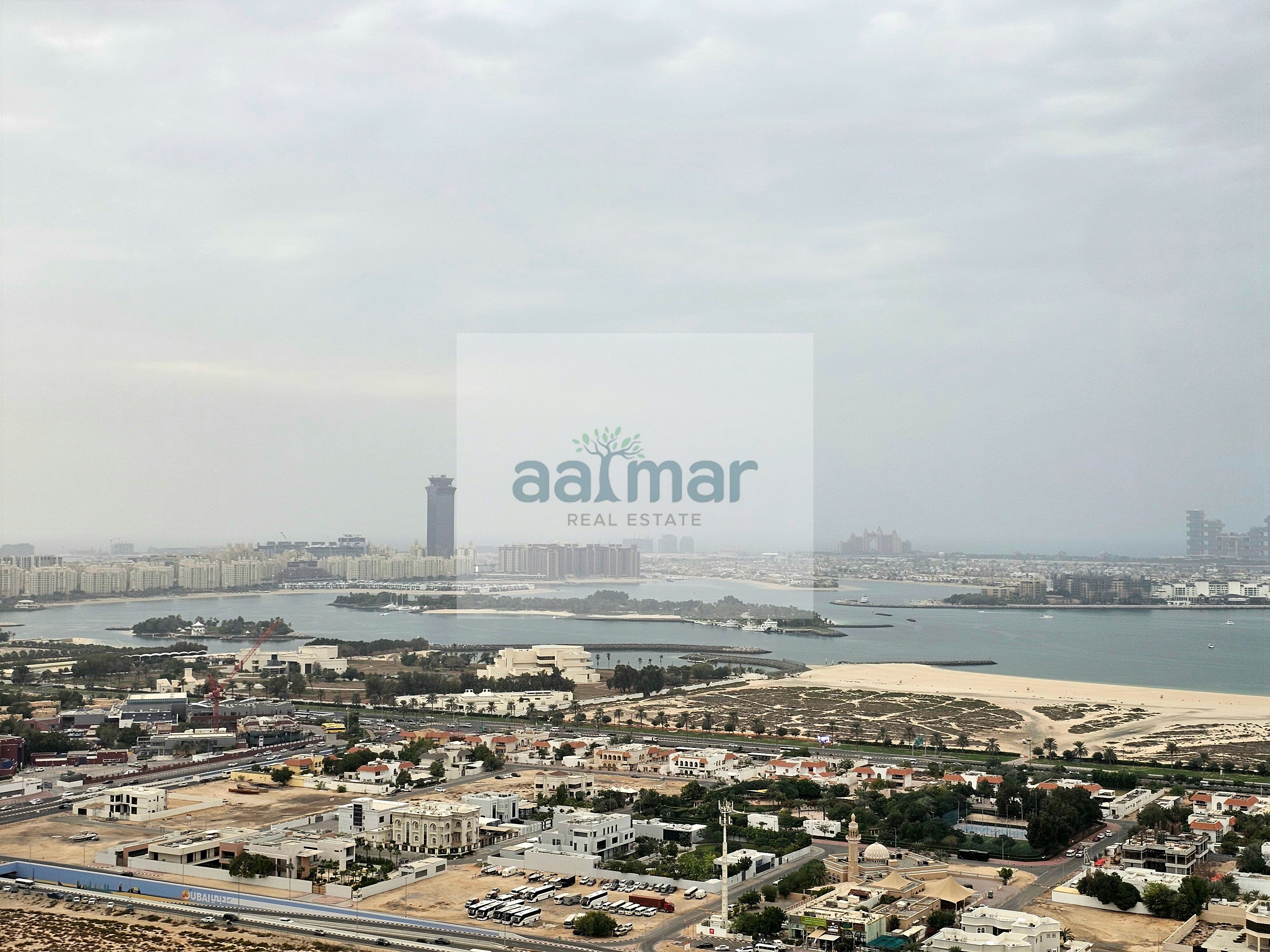 Higher Floor | Burj Al Arab & Palm Jumeirah Views | Modern Finishes