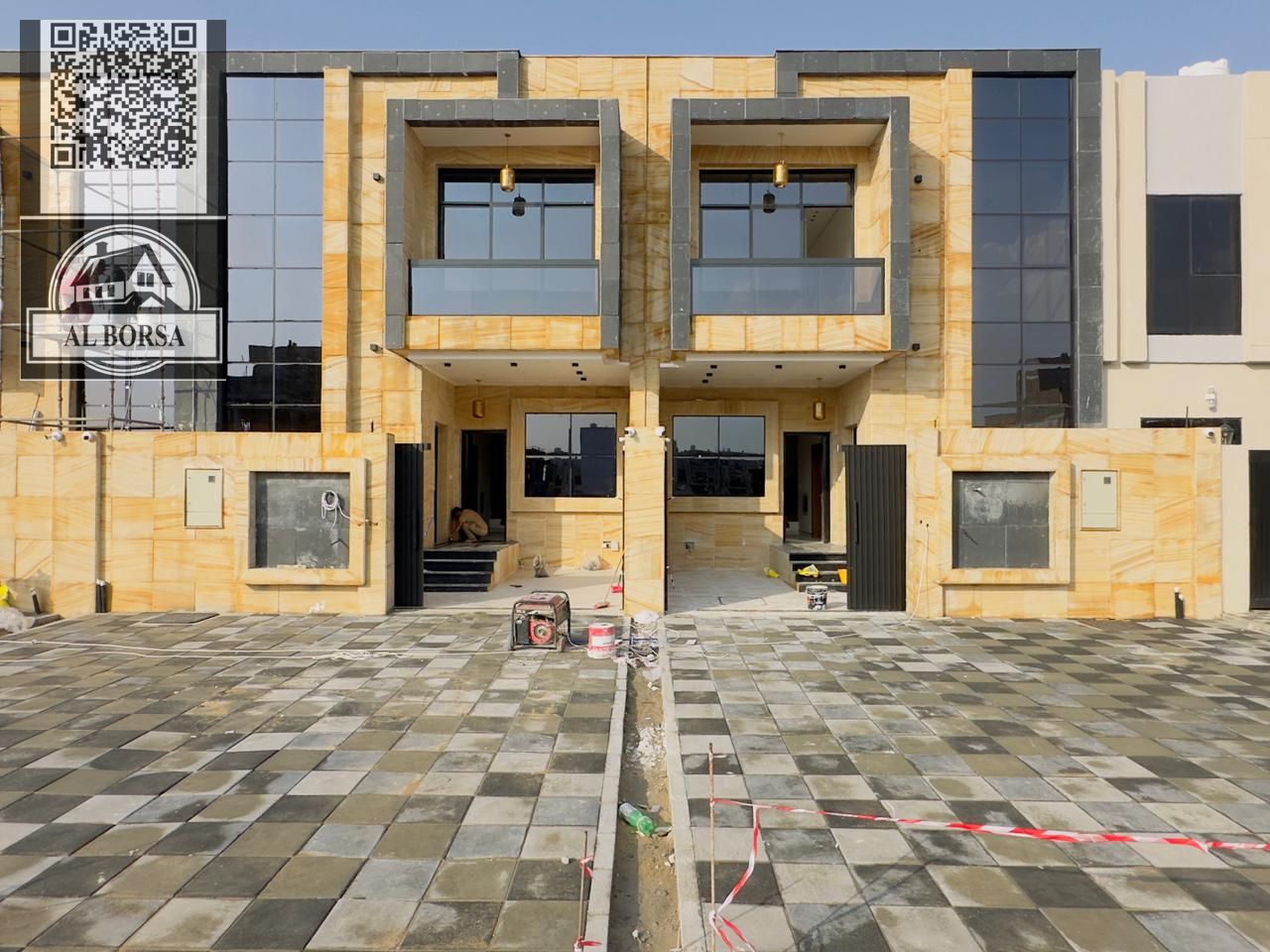 For sale: Villa in Al Helio 2, Ajman, 5 rooms + Majlis + Hall + Kitchen, near the mosque, registration fees included.