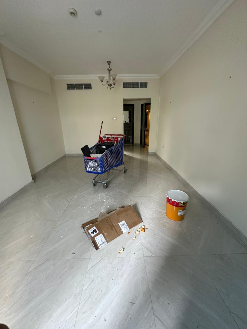 For annual rent in Sharjah, Al Majaz 2 area, three bedrooms and a living room with a balcony, open view, and free parking