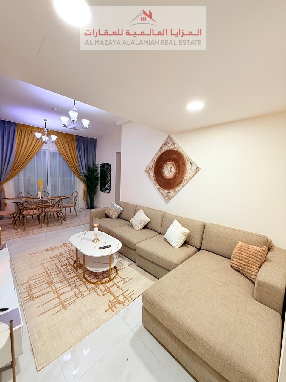 Fully Furnished 2 BR Apartment: Steps to Hypermarket, Beach & Public Transport