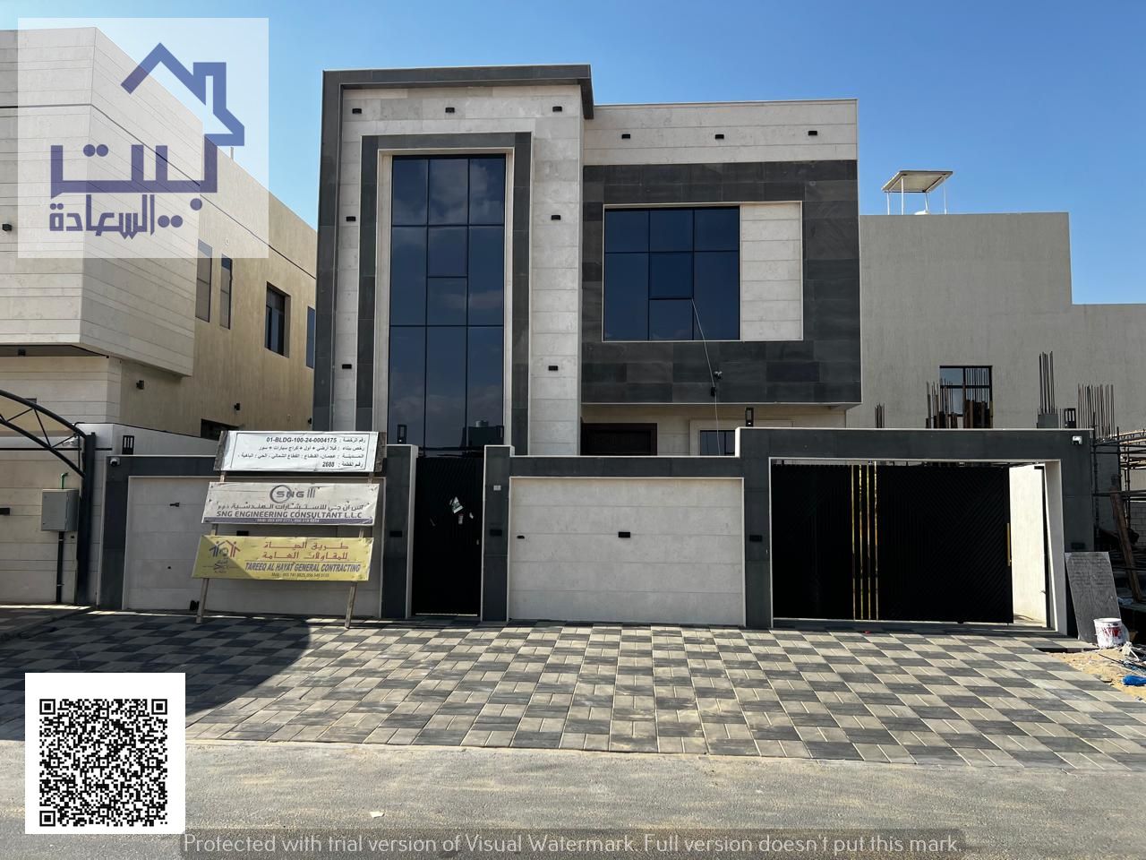 For Sale: Modern Villa in Al Bahia, Ajman. Excellent location near the mosque and all amenities, close to Sheikh Mohammed Bin Zayed Road.