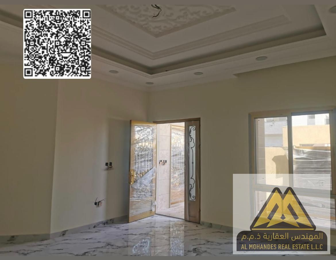 Brand new villa with high-end finishing located on Sheikh Mohammed Bin Zayed Road in Al Yasmeen, close to Sharjah and Dubai
