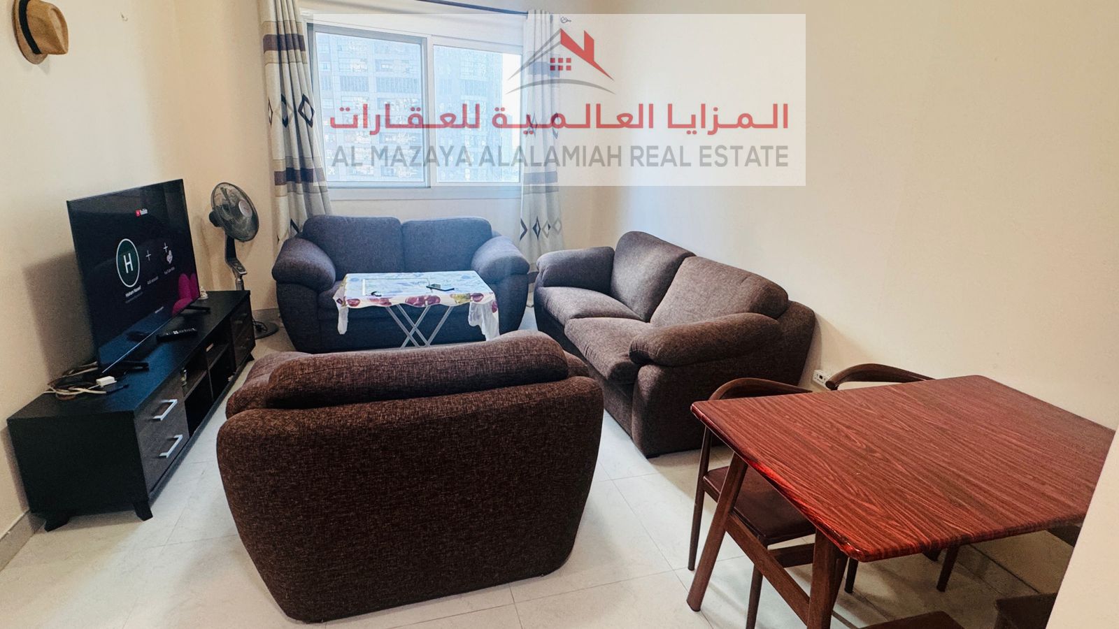 Fully Furnished 1 BR Apartment: Steps to Hypermarket, Beach & Public Transport