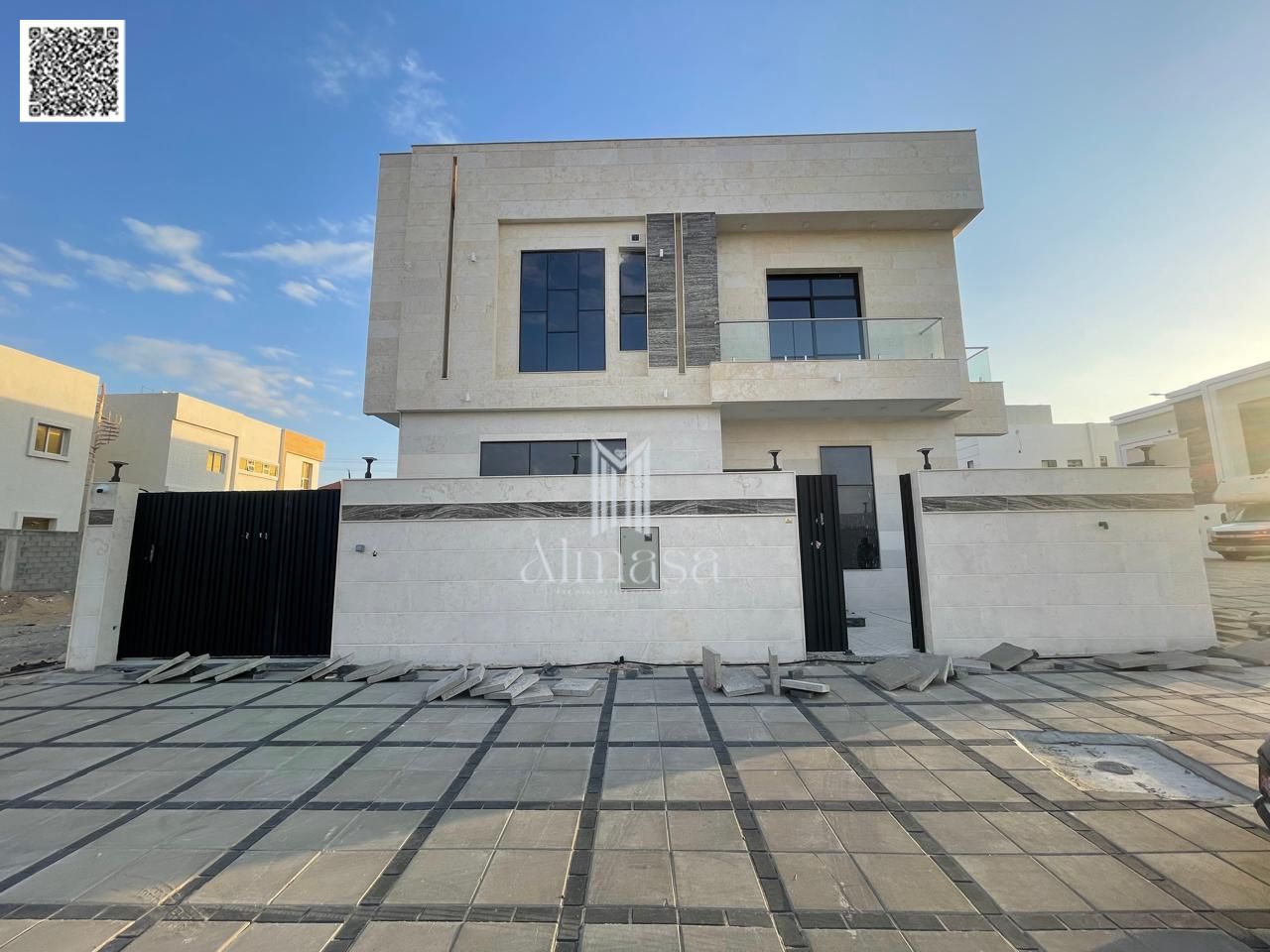 Modern villa with large setback for sale in Al Yasmin