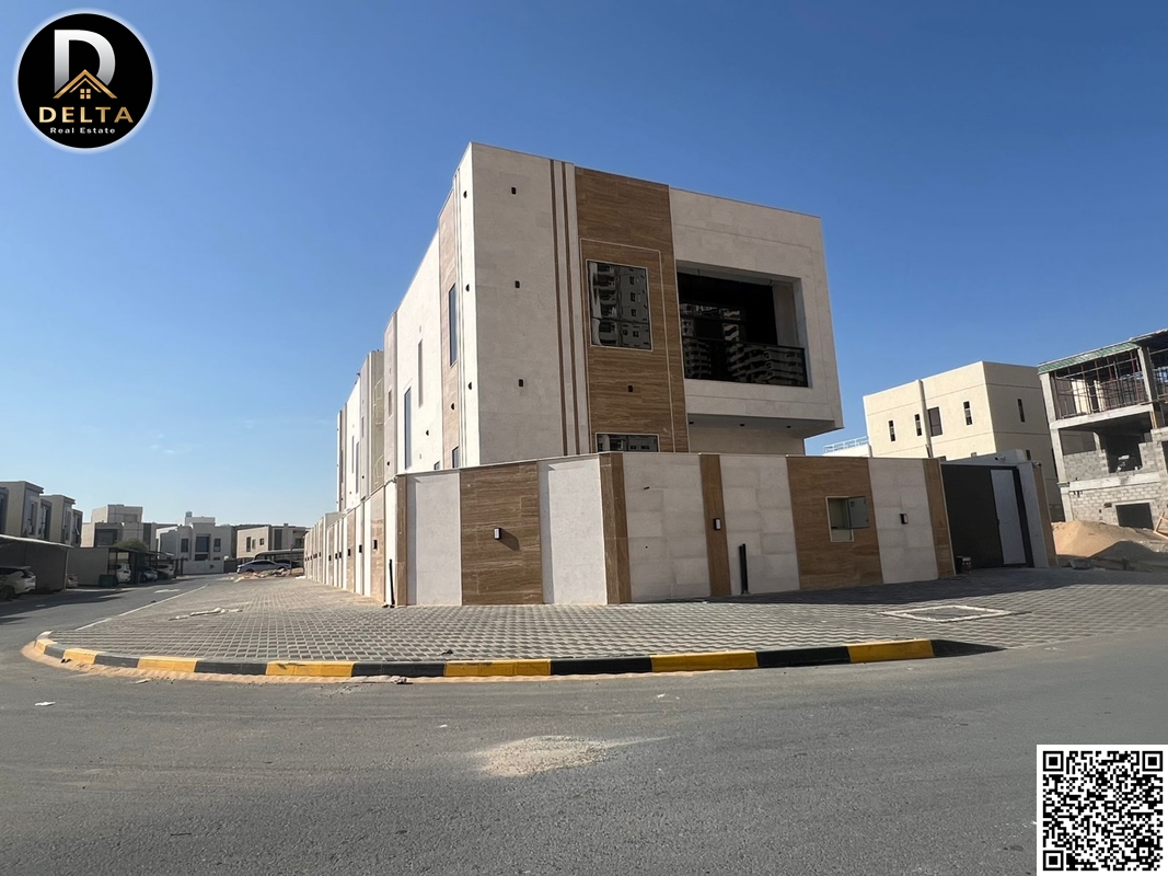 Modern corner villa in Al-Amrah (directly next to Azhi project), two floors, close to all services.