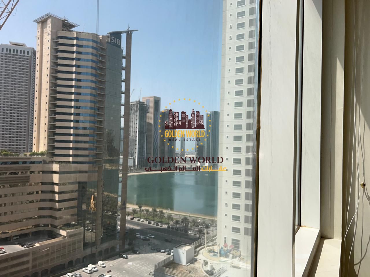 Very spacious 2BR apartment in Al Taawun, free AC, partial lake view, kitchen with two entrances, built-in storage, AED 50,000 only.