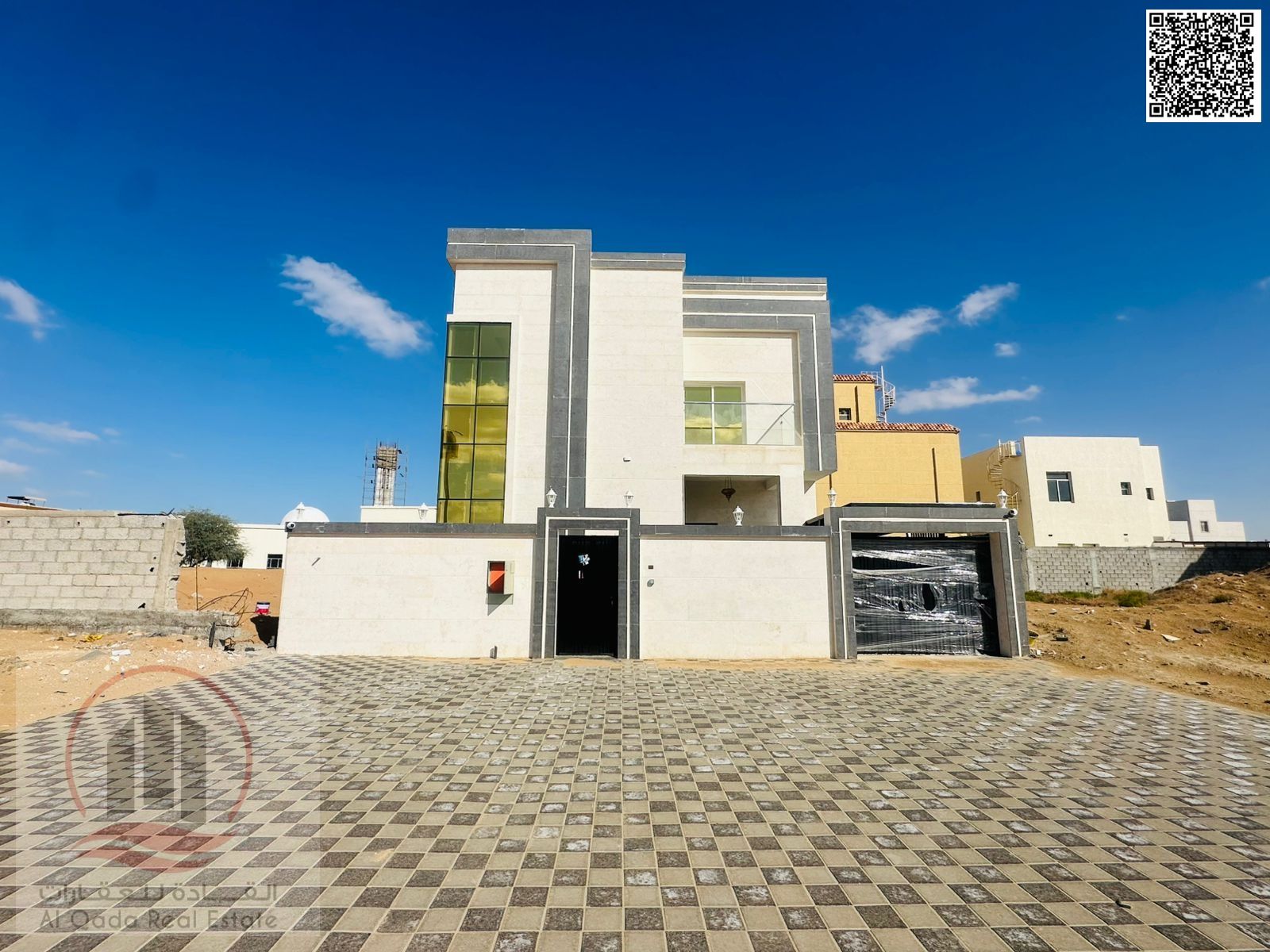 Villas for sale in Al Zahia area, Ajman. Elegant design in a prime location.