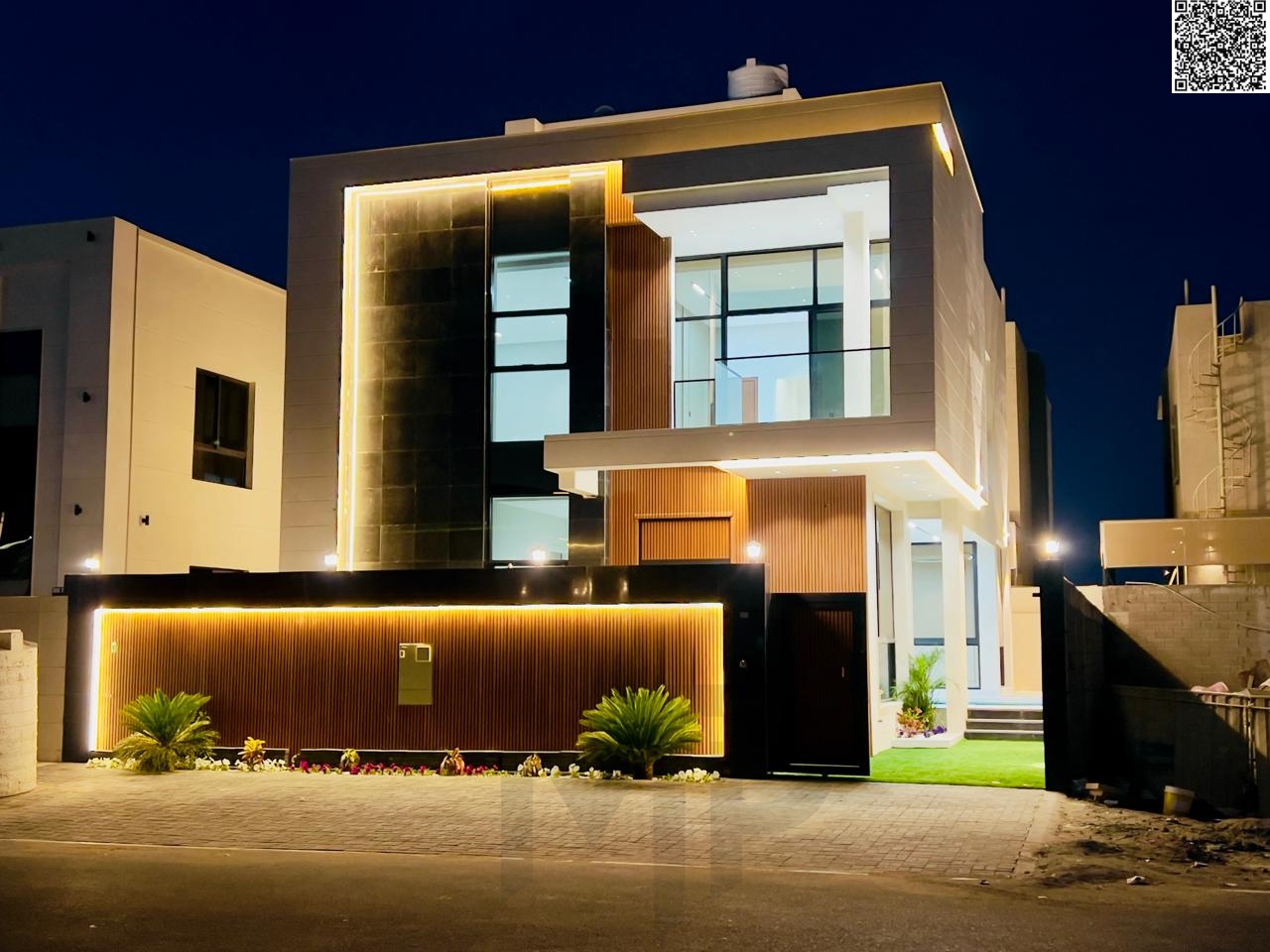 Villa for sale in Al Bahia, two floors and a roof, including registration and ownership fees, ready to move in. Freehold ownership for all nationaliti