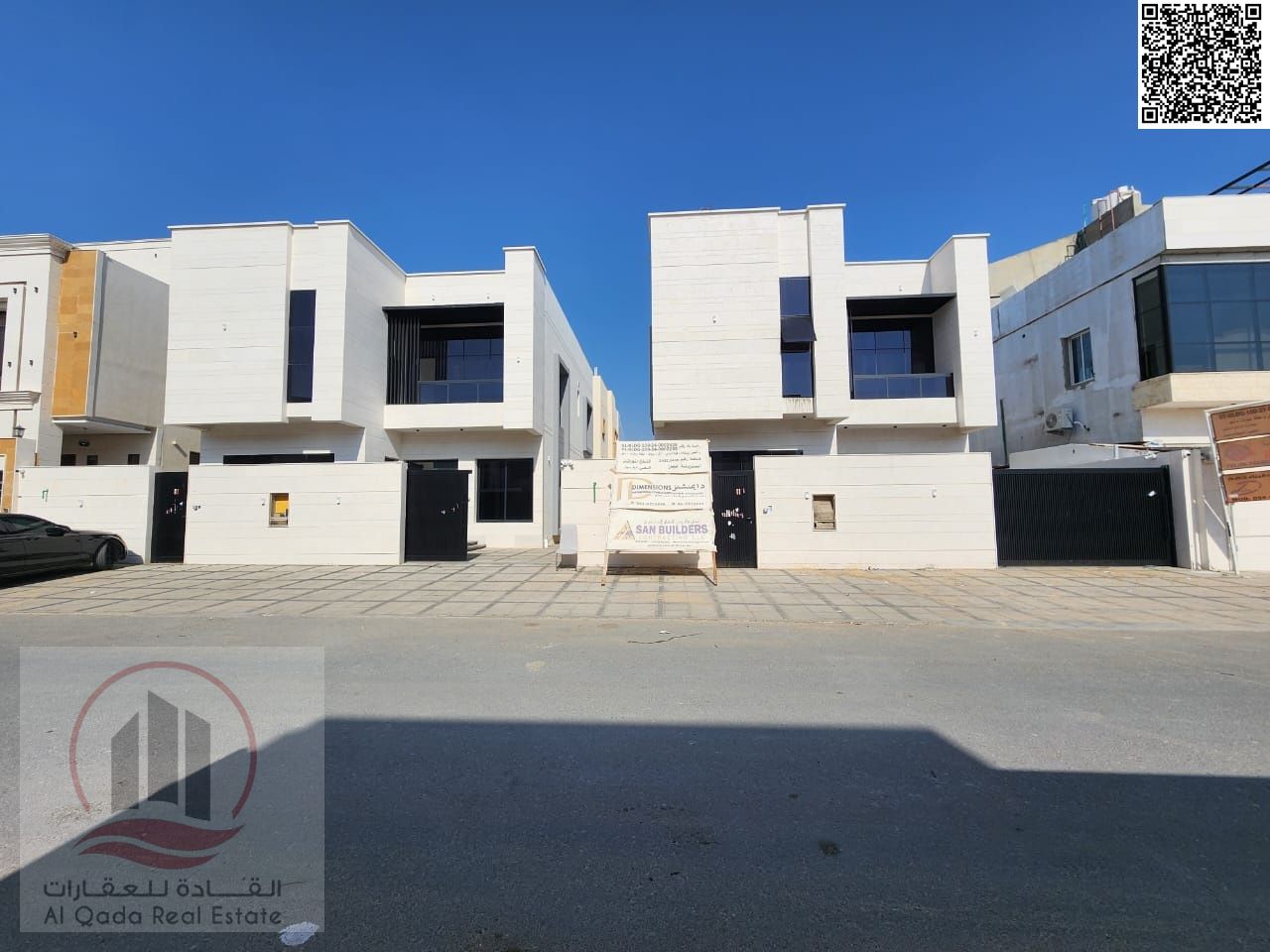 Villa for sale in Ajman, Al Yasmeen area – close to Sheikh Mohammed Bin Zayed Road. Two floors, ready to move in or an investment opportunity. Modern