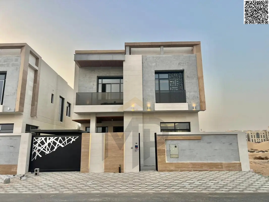 Villa for sale in Al Yasmin – 5 master bedrooms with a majlis and two living rooms, price includes electricity and water