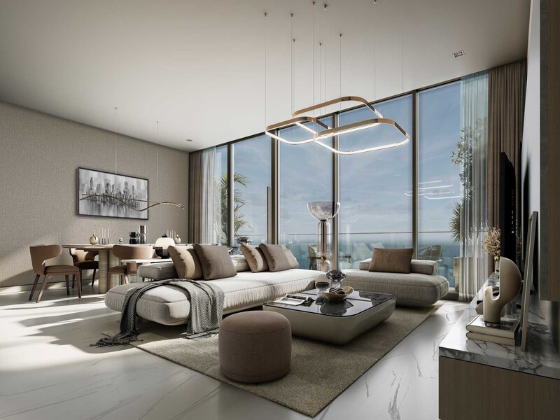 3 BR Luxury Living | Sea & Skyline Views | Top Floor apartment