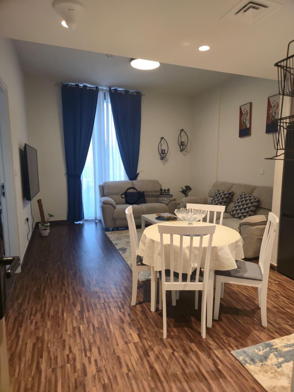 Fully Furnished 1-Bedroom Apartment for Rent in Aljada