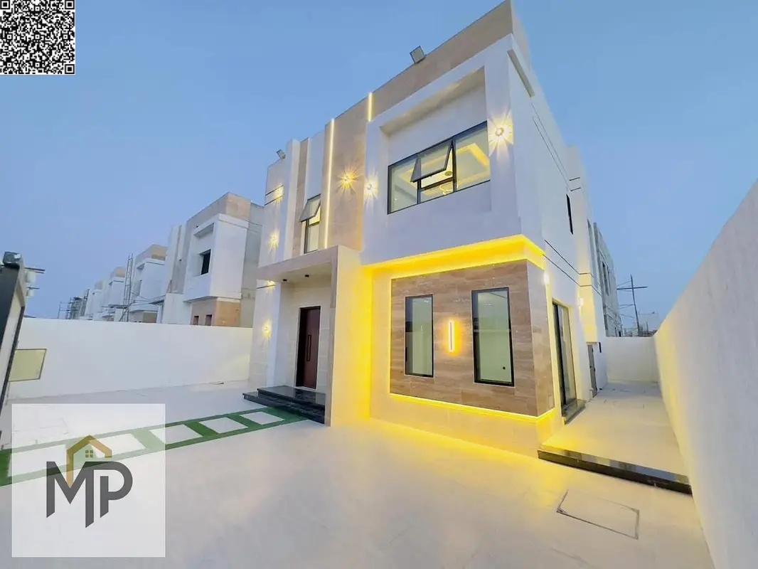 Own your dream villa in Ajman. Freehold ownership for all nationalities, including registration and ownership fees. Super deluxe finishing. Bank finan