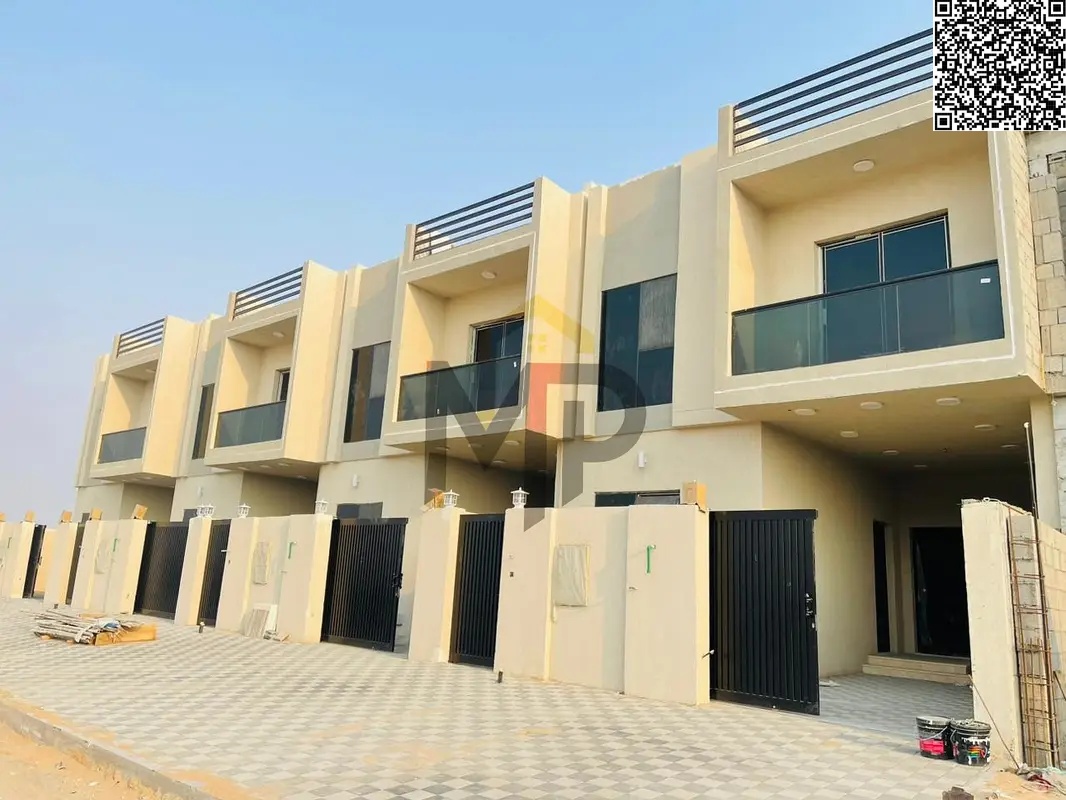 Own your villa now in Ajman, including registration and ownership fees, near all services and close to Sheikh Mohammed Bin Zayed Road. Freehold owners