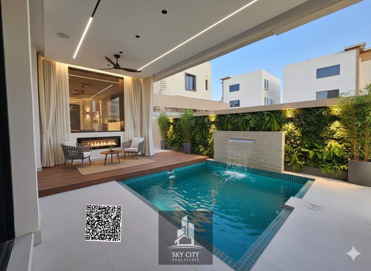 Luxury villas in Ajman for sale, freehold for life, you can obtain a golden visa.