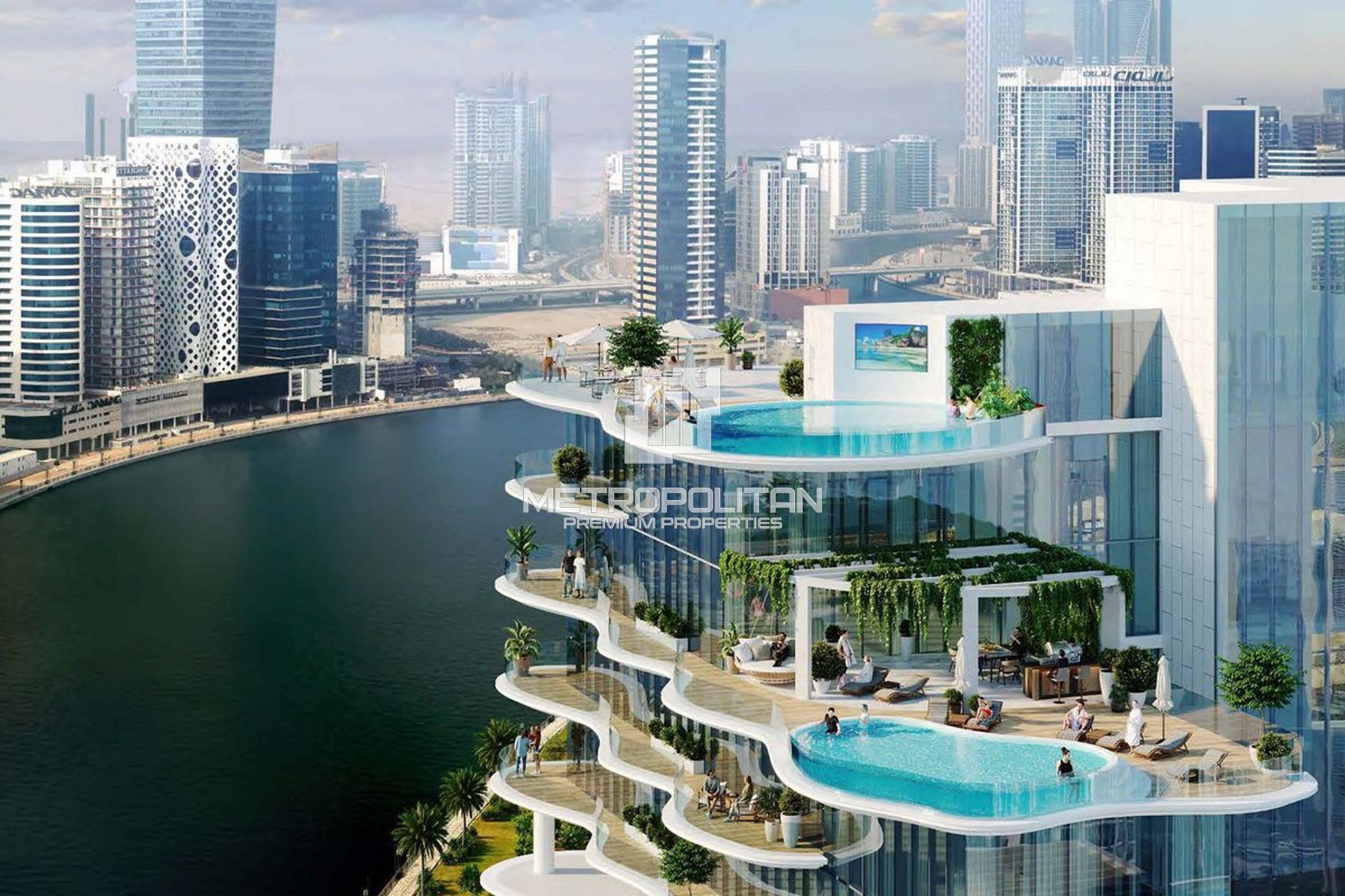 Canal View | High Floor | Spacious 1 Bedroom