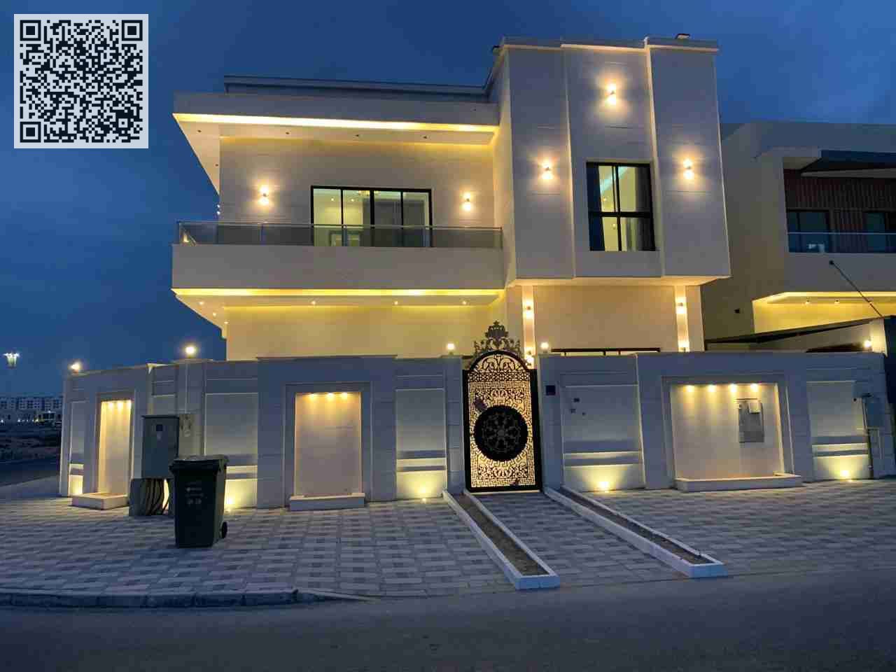 5 master bedroom majlis hall maid rooms kitchen parking area brand new Villa for rent available illa
