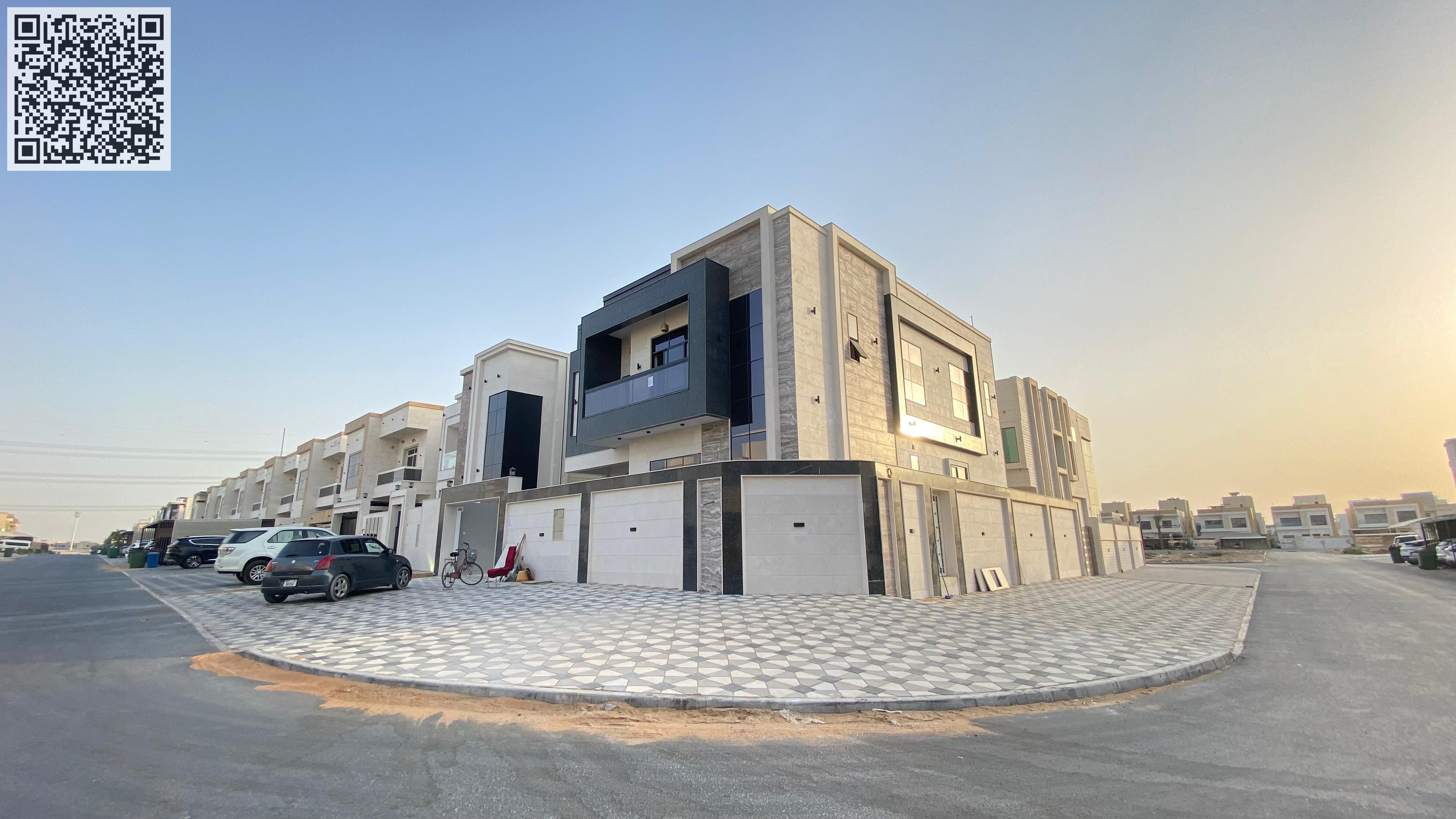 BRAND NEW SIX MASTER BEDROOM CORNER VILLA IS AVAILABLE FOR SALE IN AL YASMEEN, AJMAN.