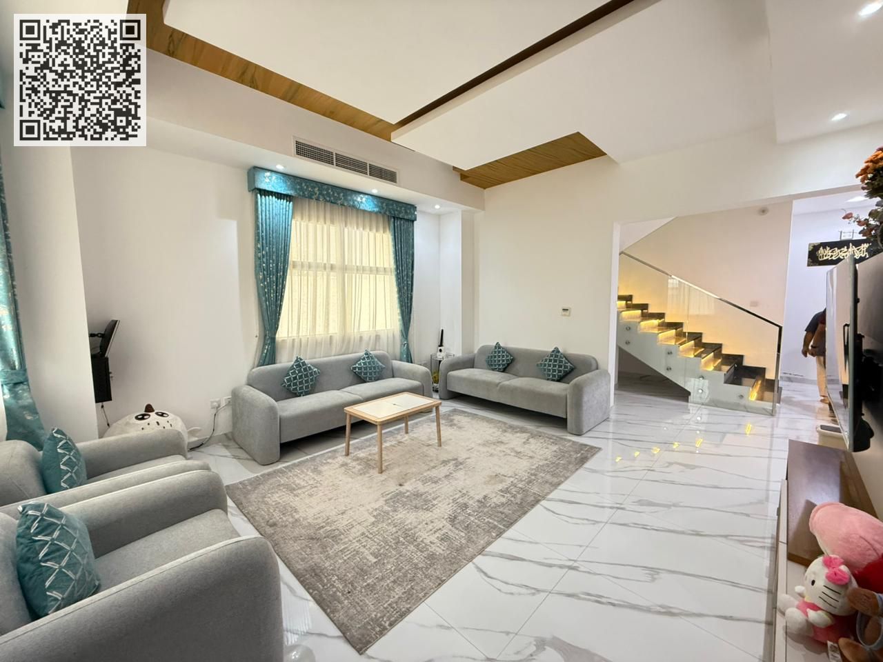 LUXURY SIX MASTER BEDROOM FURNISHED VILLA IS AVAILABLE FOR RENT IN AL HELIO, AJMAN.