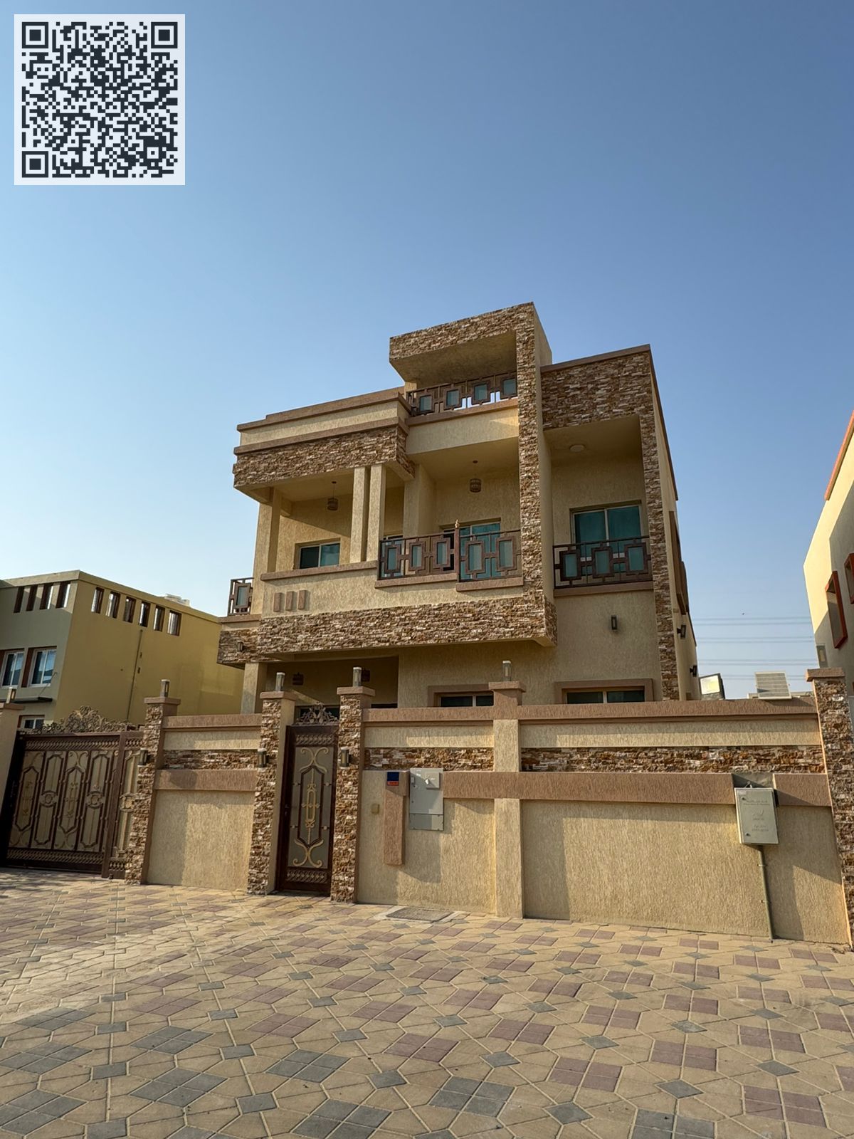 4 Bedroom Villa Available For Rent in Ajman Al Yasmeen 95K.