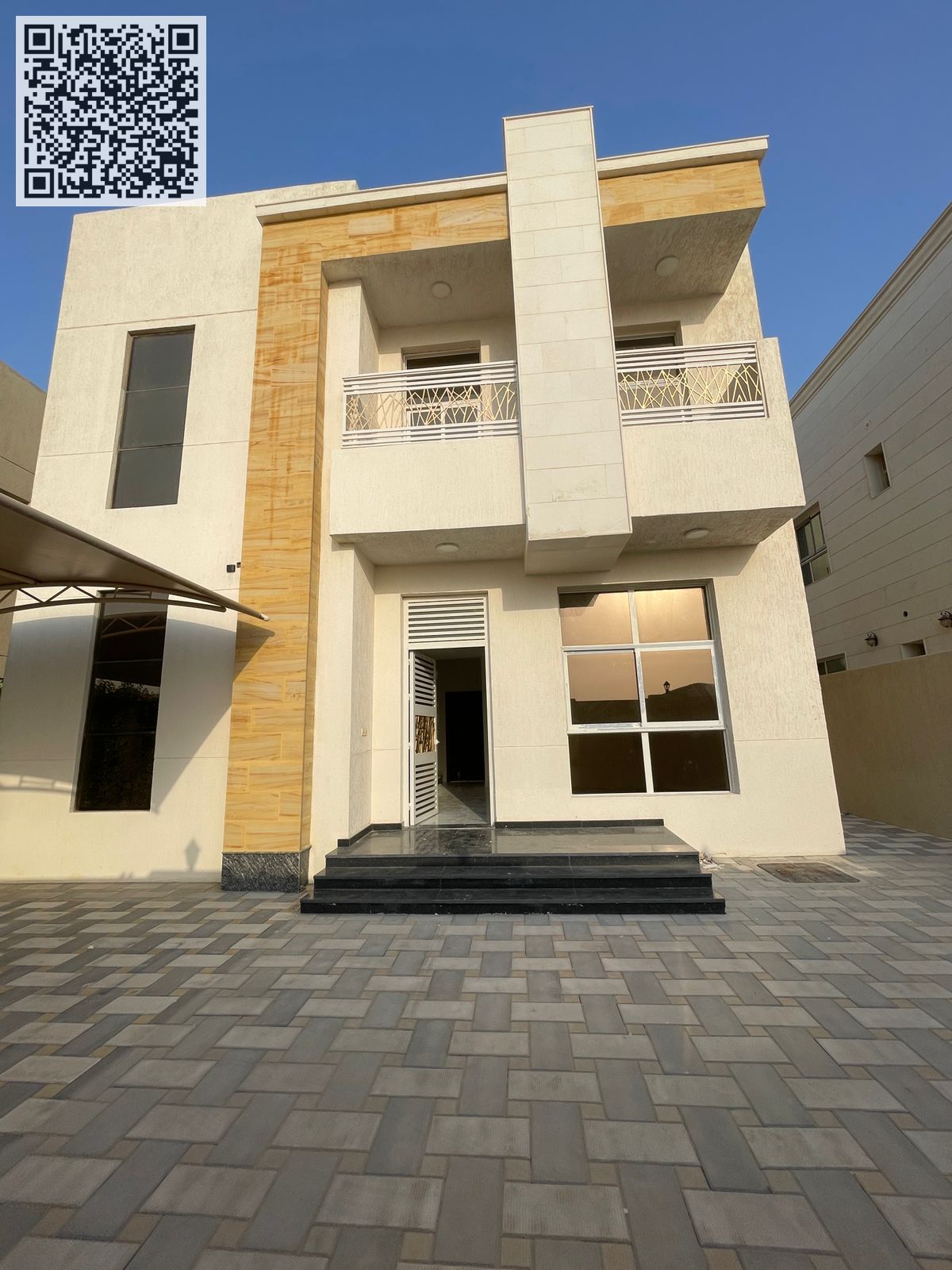 Brand new three master bedroom villa is available for rent in al yasmeen ajman