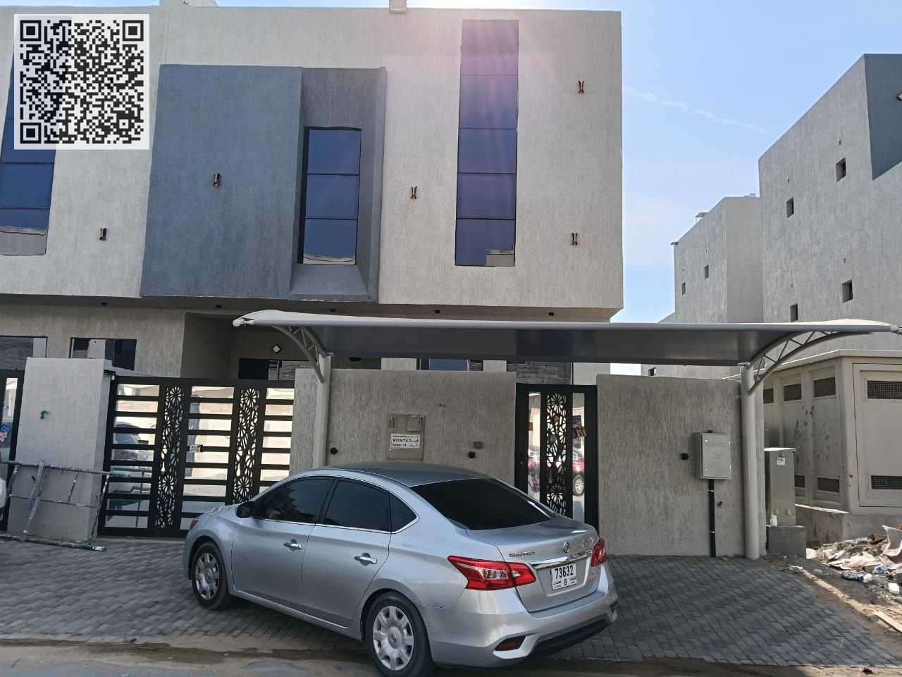 Brand new four master bedroom villa is available for rent in al yasmeen ajman