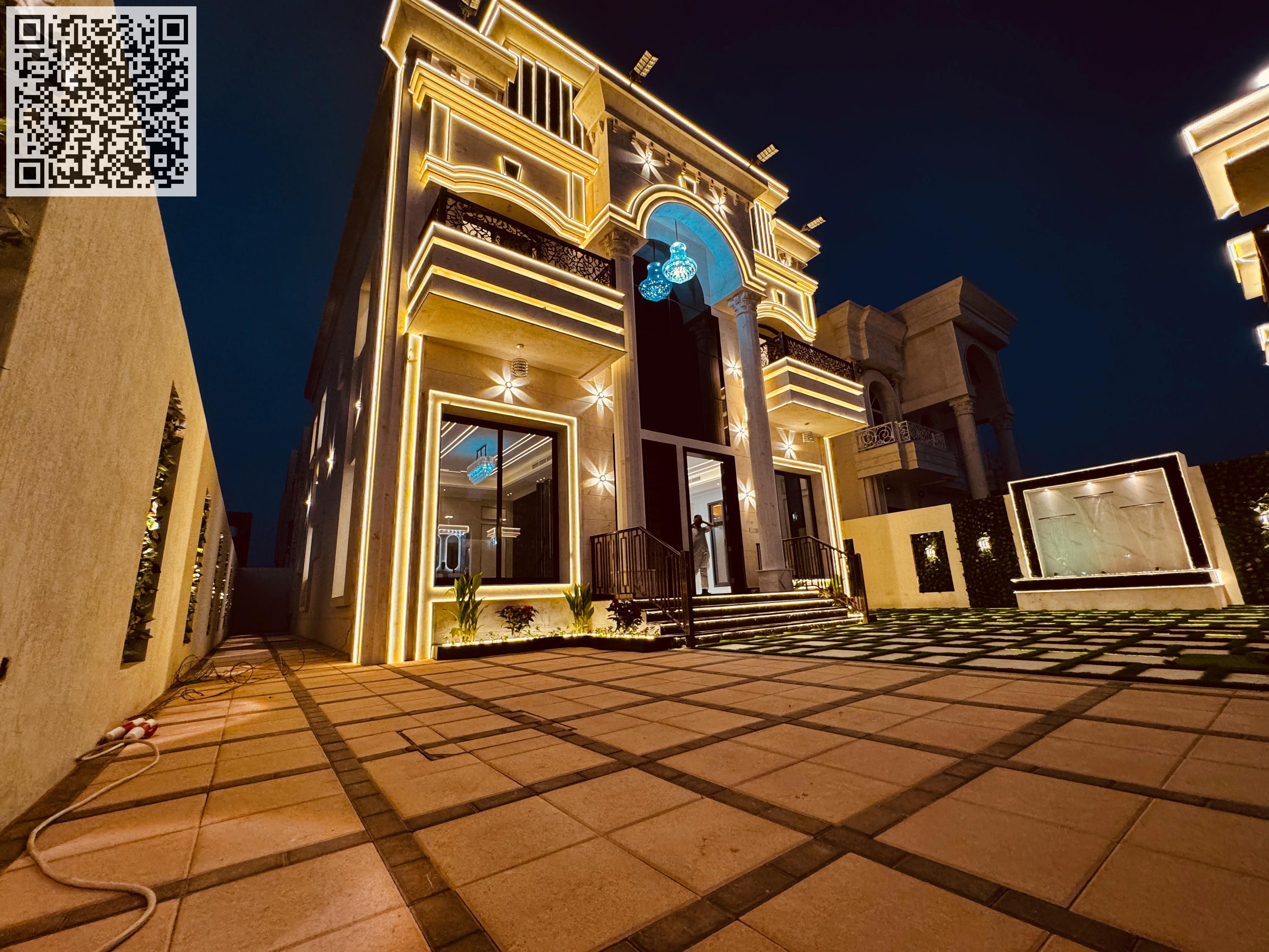 Classic six master bedroom villa is available for rent in al helio ajman