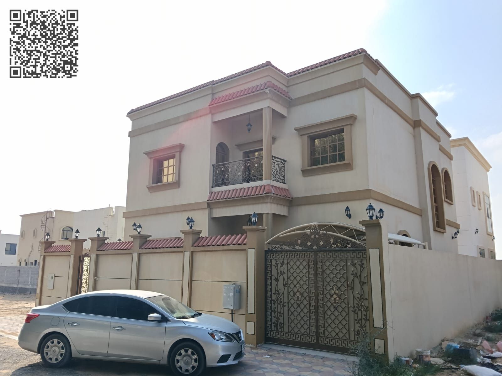 Fully indepemdent four master bedroom villa is available for rent in al helio ajman