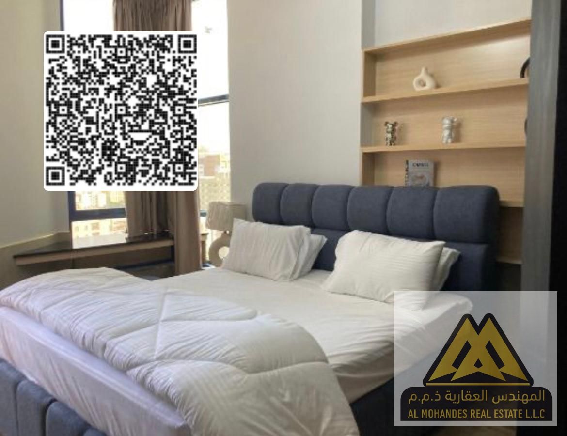 Luxury Smart Furnished Studio – Al Nuaimiya Tower C – Ajman Modern smart studio in a prime location in Al Nuaimiya