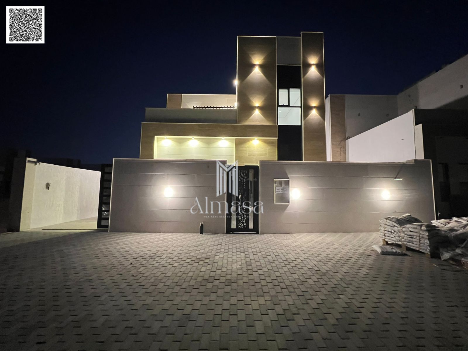 For Sale: Luxury 4-Bedroom Villa, including registration and ownership fees - Exquisite custom finishes - Al Helio 2, Ajman | Stone Facade